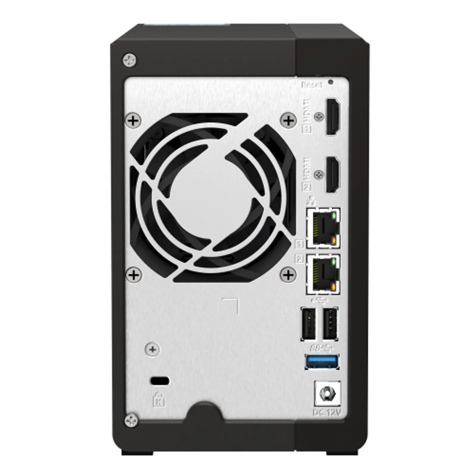 QNAP TS-253E NAS Tower Intel® Celeron® J6412 8 Go 0 To QNAP QTS Noir