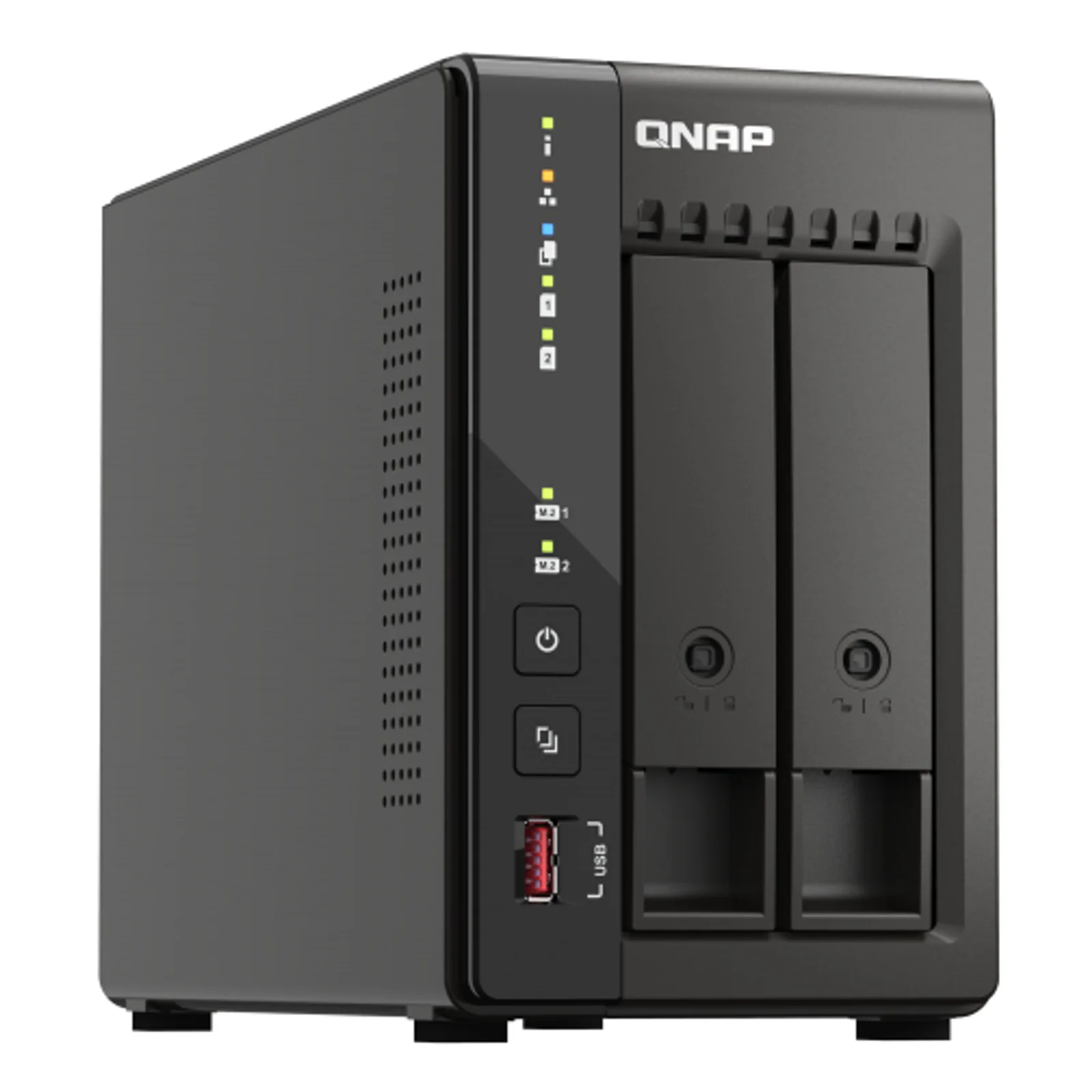QNAP TS-253E NAS Tower Intel® Celeron® J6412 8 Go 0 To QNAP QTS Noir