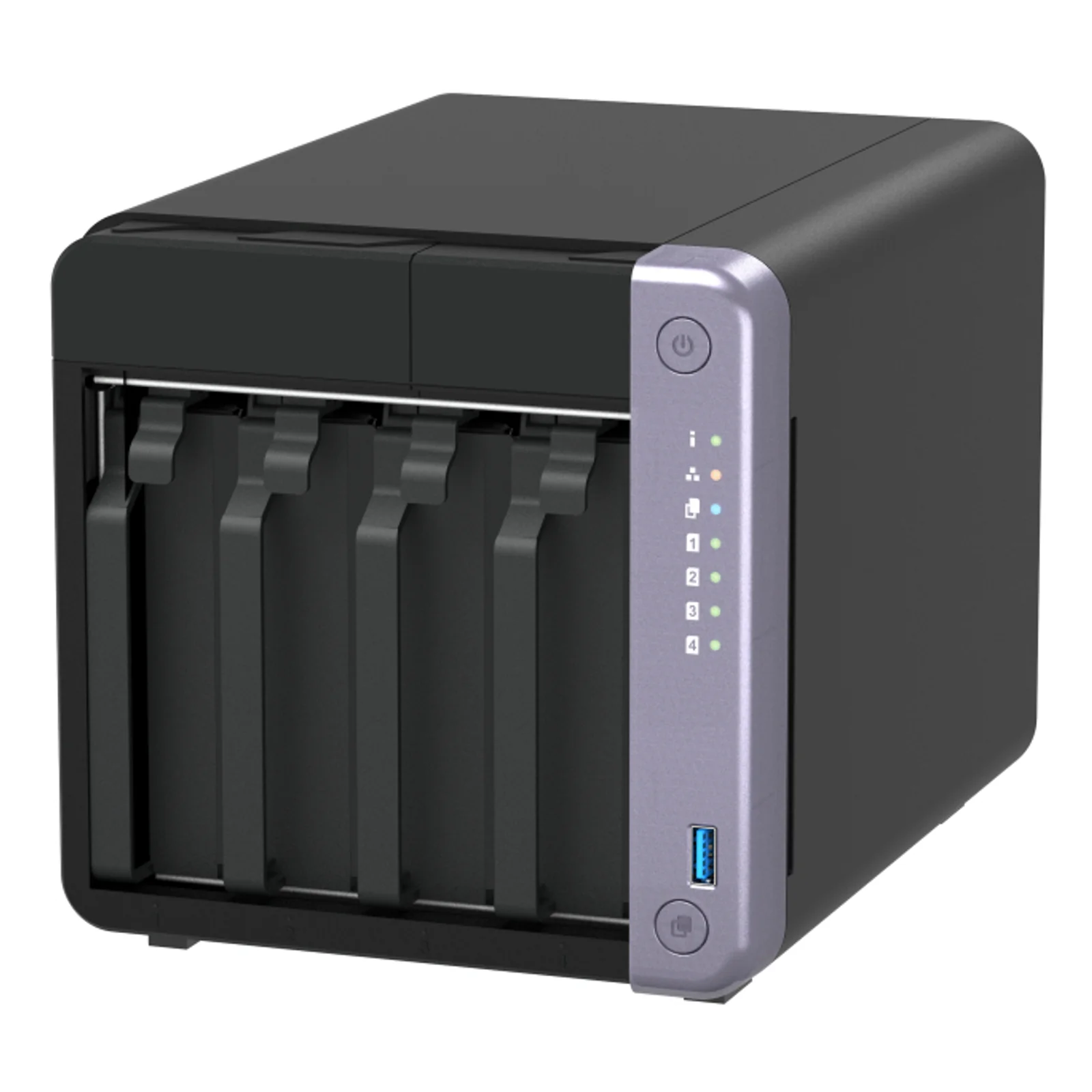 QNAP TS-432X-4G serveur de stockage NAS Tower Alpine Alpine AL-524 4 Go DDR4 QNAP QTS Noir