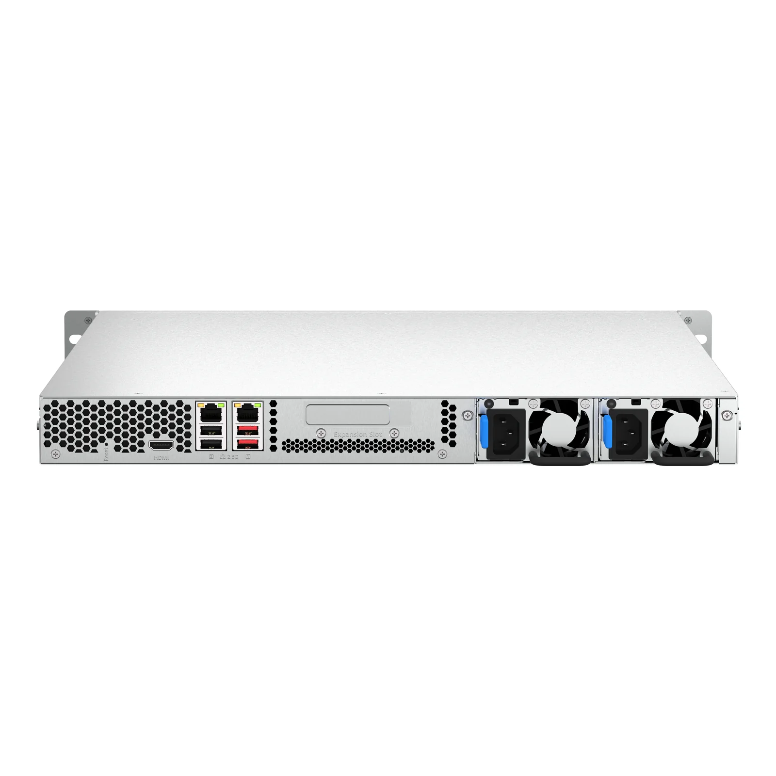 QNAP TS-464U-RP NAS Rack (1 U) Intel® Celeron® N5095 8 Go DDR4 0 To QNAP Turbo System Aluminium, Noir