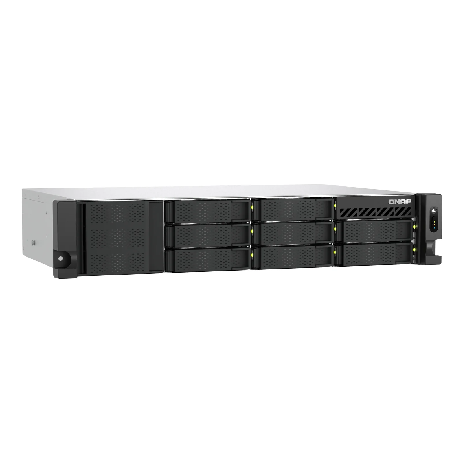 QNAP TS-855EU-8G serveur de stockage NAS Rack (2 U) Intel Atom® C5125 8 Go DDR4 0 To QuTS hero Noir
