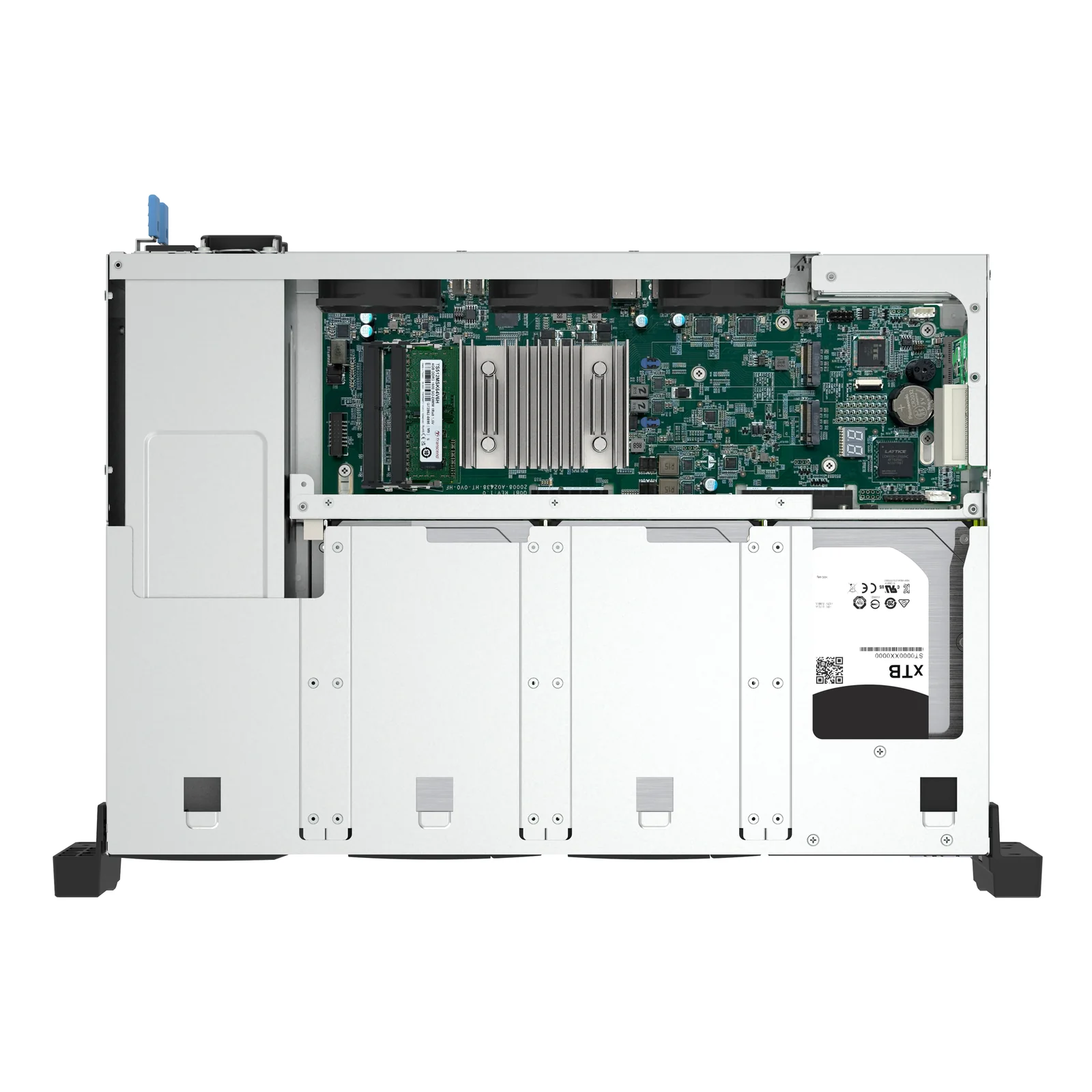 QNAP TS-855EU-RP NAS Rack (2 U) Intel Atom® C5125 8 Go DDR4 0 To QuTS hero Noir