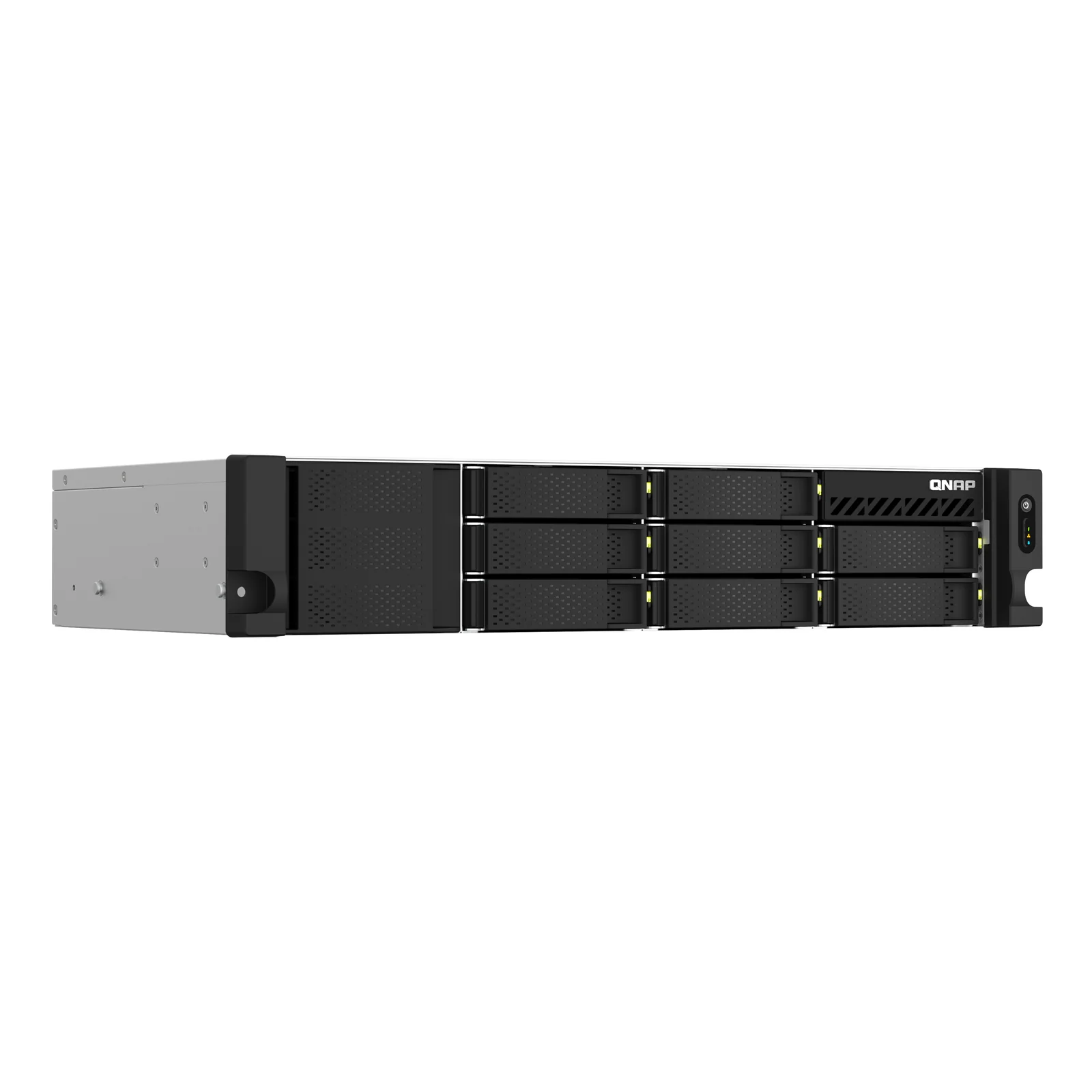 QNAP TS-873AeU-RP NAS Rack (2 U) Ryzen Embedded V1500B 4 Go DDR4 0 To QuTS hero Noir