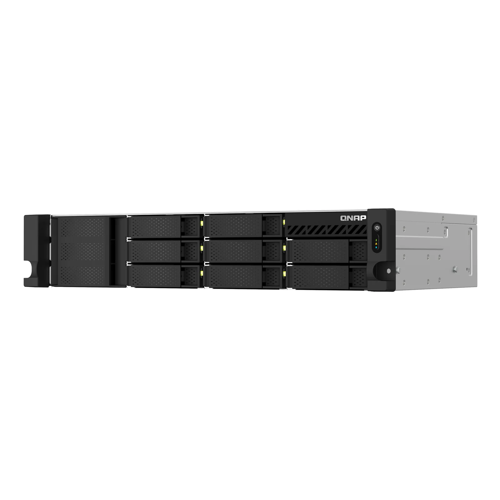 QNAP TS-873AeU-RP NAS Rack (2 U) Ryzen Embedded V1500B 4 Go DDR4 0 To QuTS hero Noir