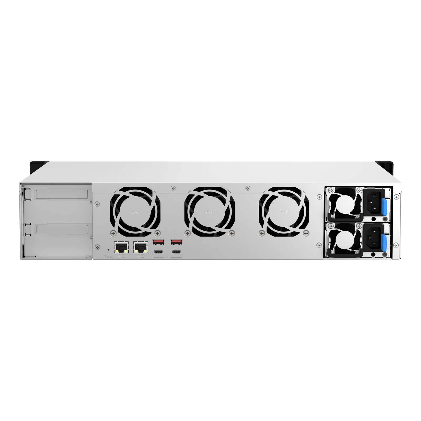 QNAP TS-873AeU-RP NAS Rack (2 U) Ryzen Embedded V1500B 4 Go DDR4 0 To QuTS hero Noir