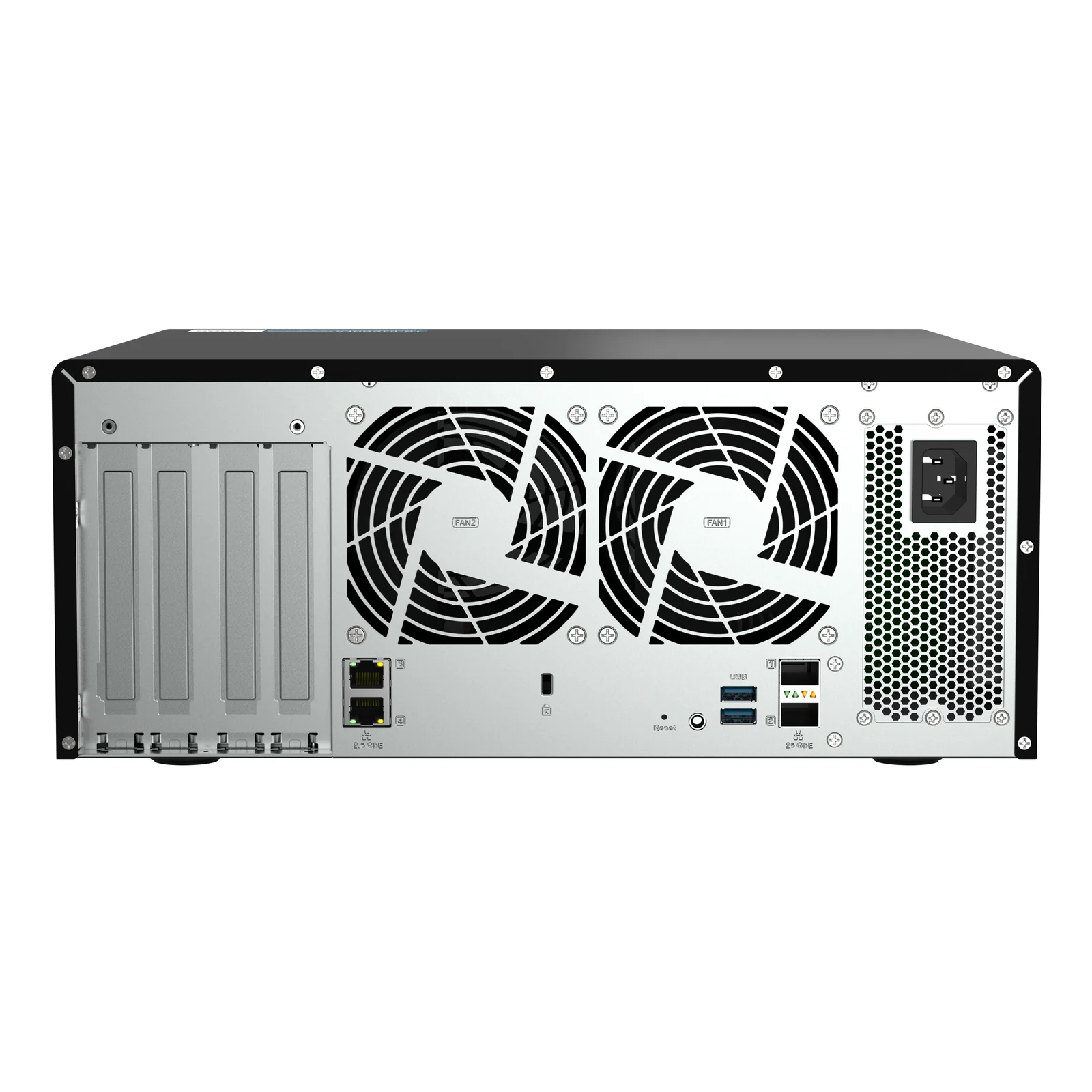 QNAP TS-h1290FX NAS Tower EPYC 7302P 256 Go DDR4 0 To QuTS hero Noir
