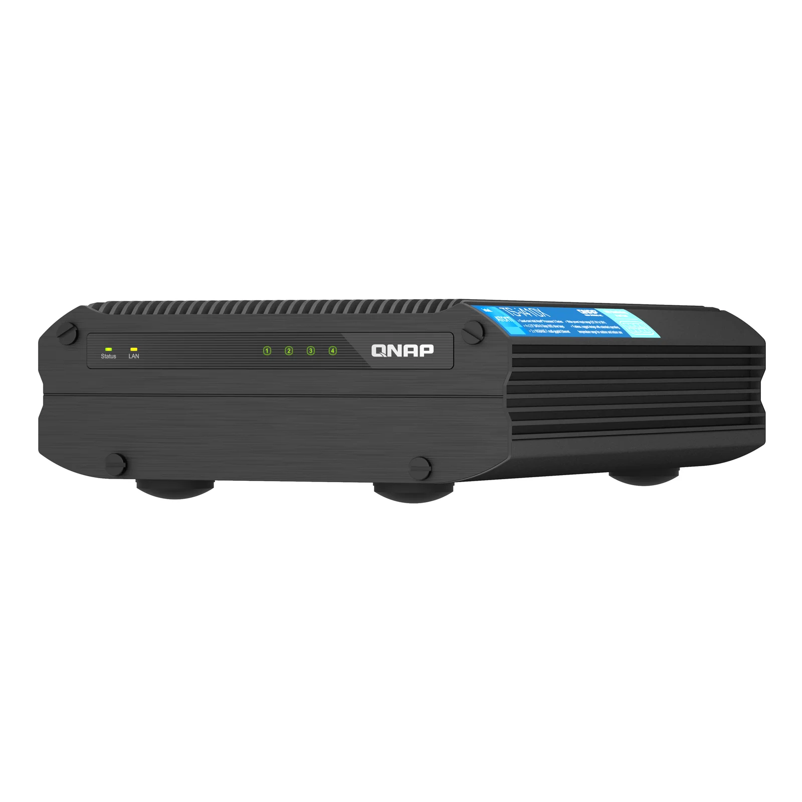QNAP TS-I410X NAS Tower Intel Atom® x6425E 8 Go 0 To QNAP QTS Noir