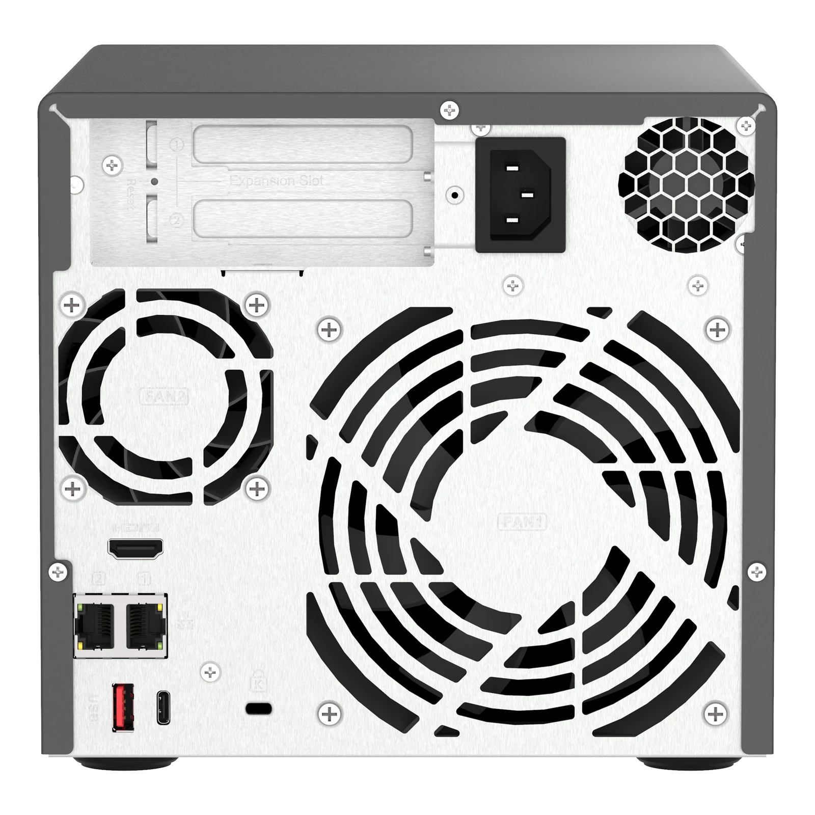 QNAP TVS-H474 NAS Tower Intel® Pentium® G7400 8 Go DDR4 0 To QuTS hero Noir