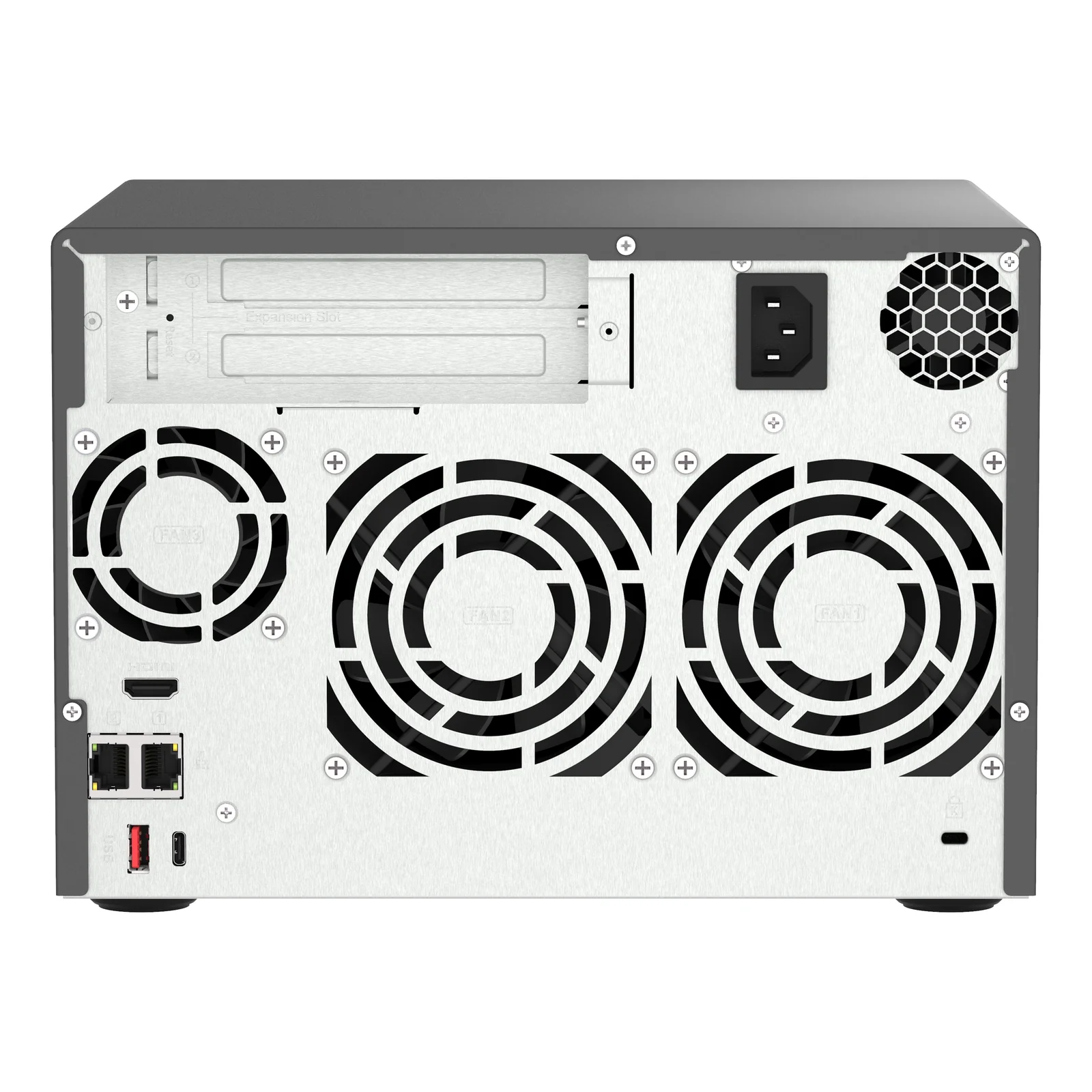 QNAP TVS-H674 NAS Tower Intel® Core™ i5 i5-12400 32 Go DDR4 0 To QuTS hero Noir
