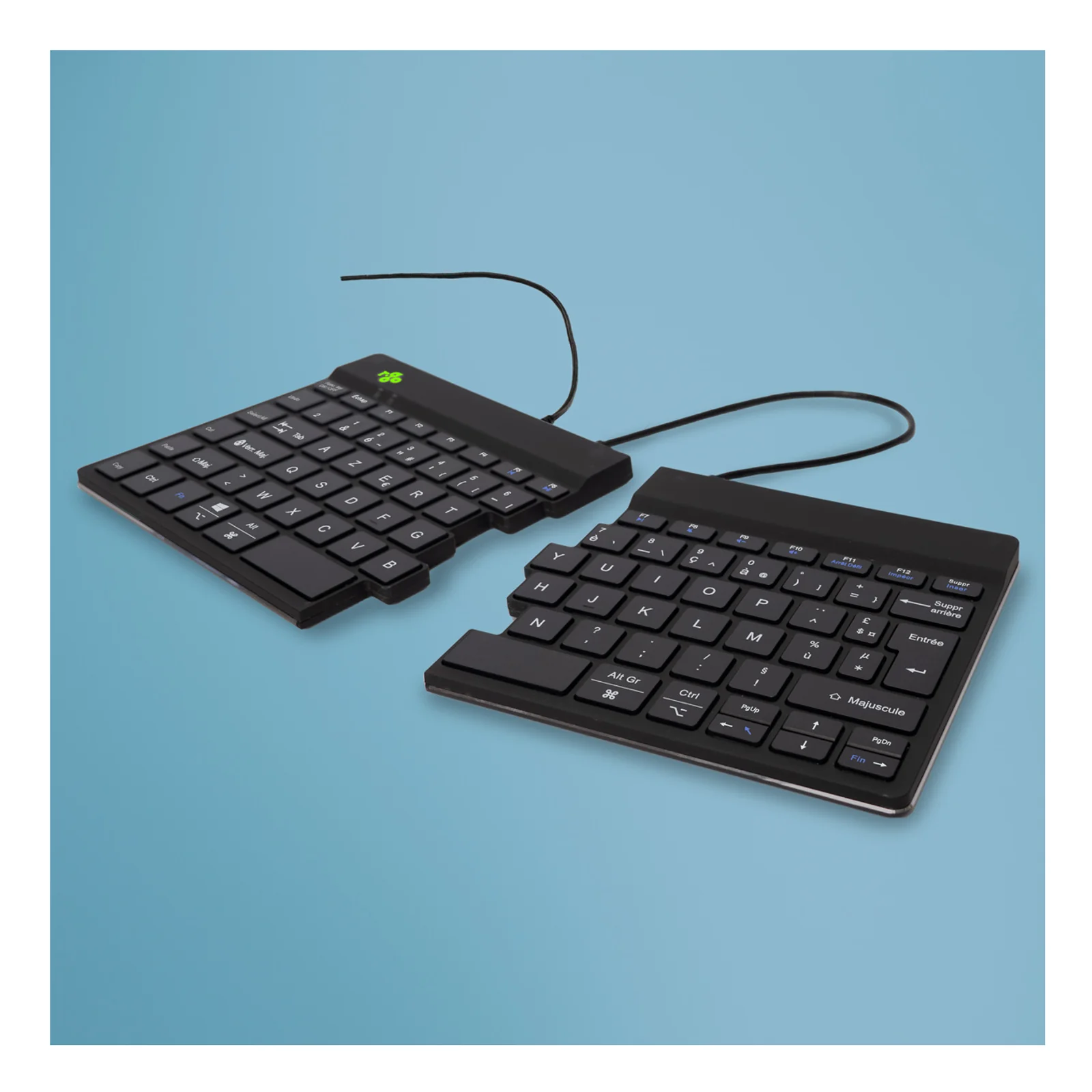 Split Break v2, clavier ergonomique divisé AZERTY filaire