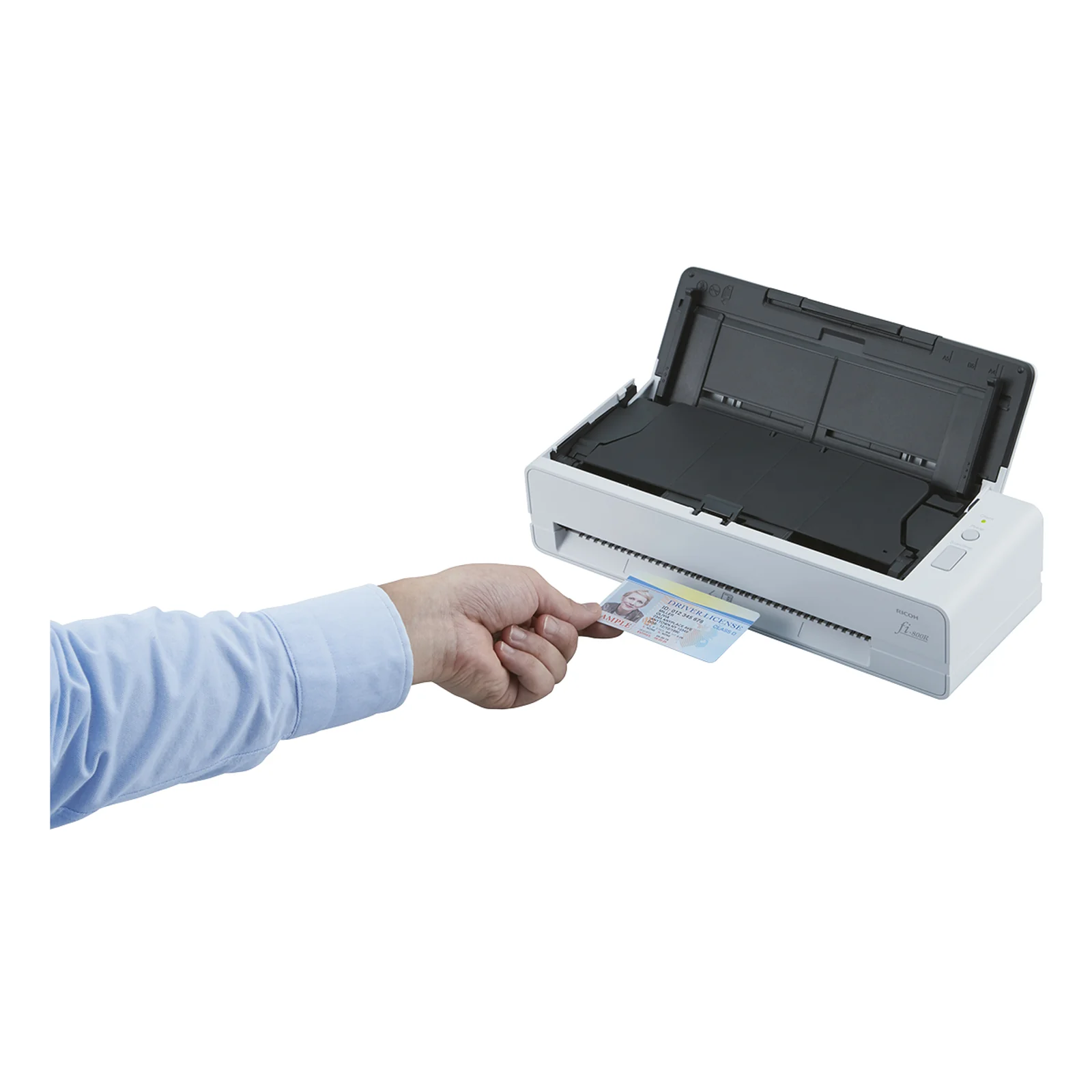 Ricoh fi-800R Numériseur chargeur automatique de documents (adf) + chargeur manuel 600 x 600 DPI A4 Noir, Blanc