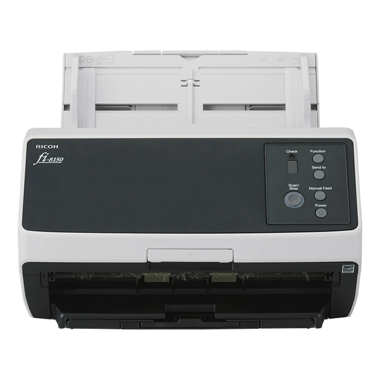 Ricoh FI-8150 Numériseur chargeur automatique de documents (adf) + chargeur manuel 600 x 600 DPI A4 Noir, Gris