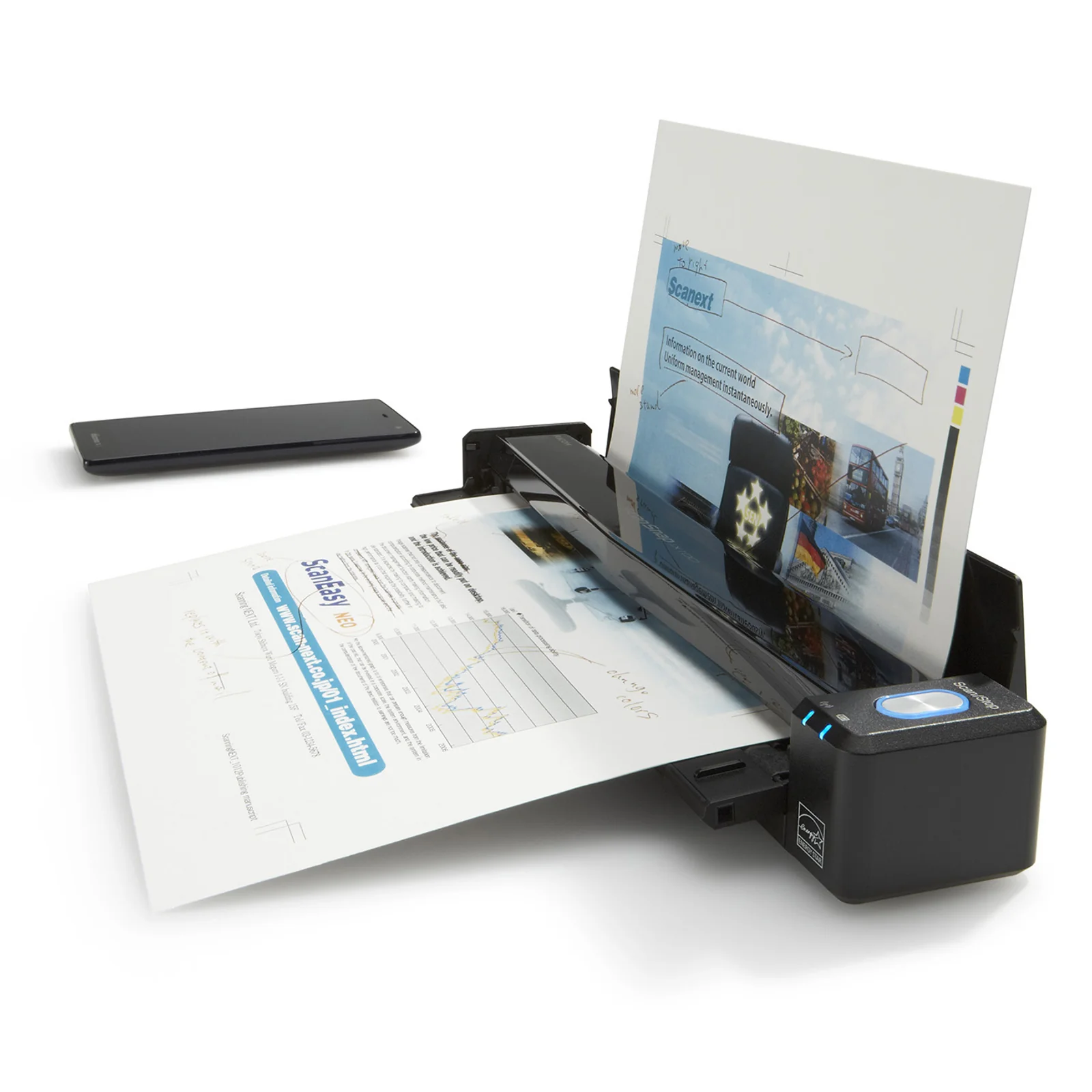 Ricoh ScanSnap iX100 Numériseur à alimentation papier + chargeur de document 600 x 600 DPI A4 Noir
