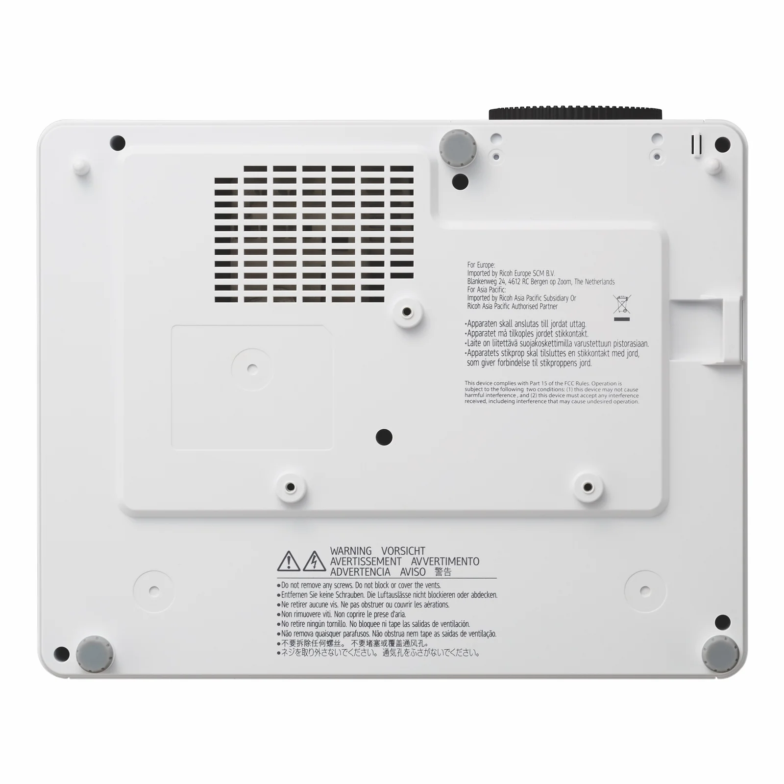 Ricoh PJ WUL5860 4000 ANSI lumens DLP WUXGA (1920x1200) Blanc