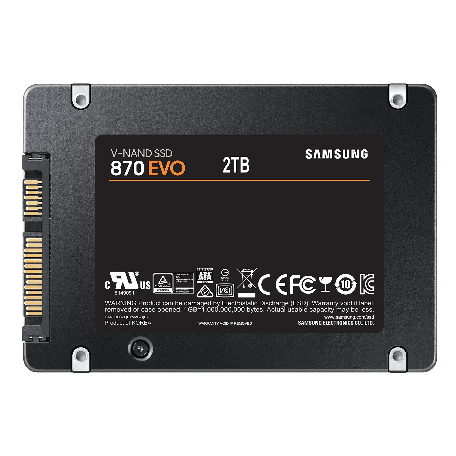 Samsung 870 EVO 2 To 2.5" Série ATA III V-NAND MLC