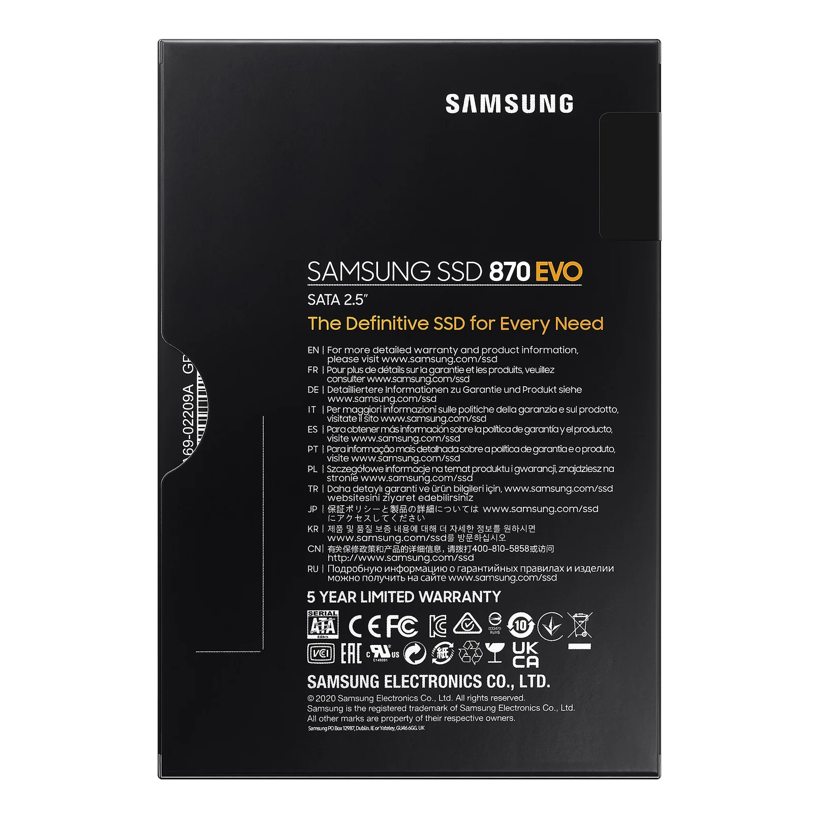 Samsung 870 EVO 2 To 2.5" Série ATA III V-NAND MLC