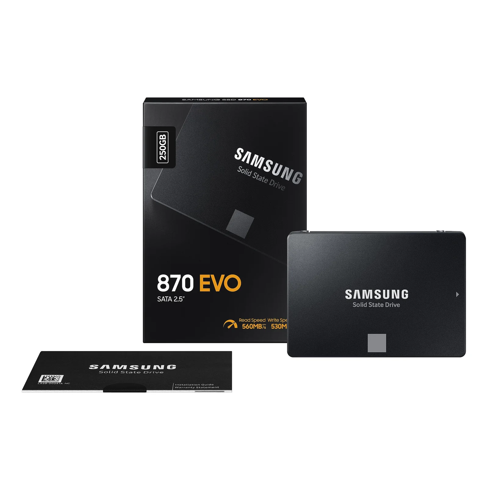 Samsung 870 EVO 250 Go 2.5" Série ATA III V-NAND MLC
