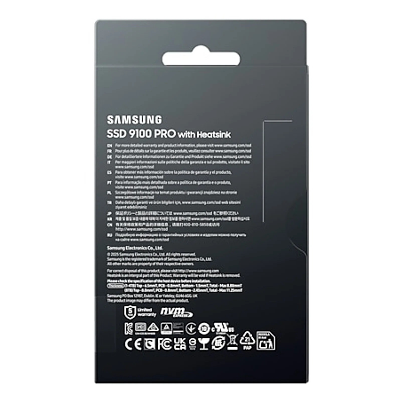 Samsung 9100 PRO 8 To M.2 PCI Express 5.0 NVMe V-NAND TLC