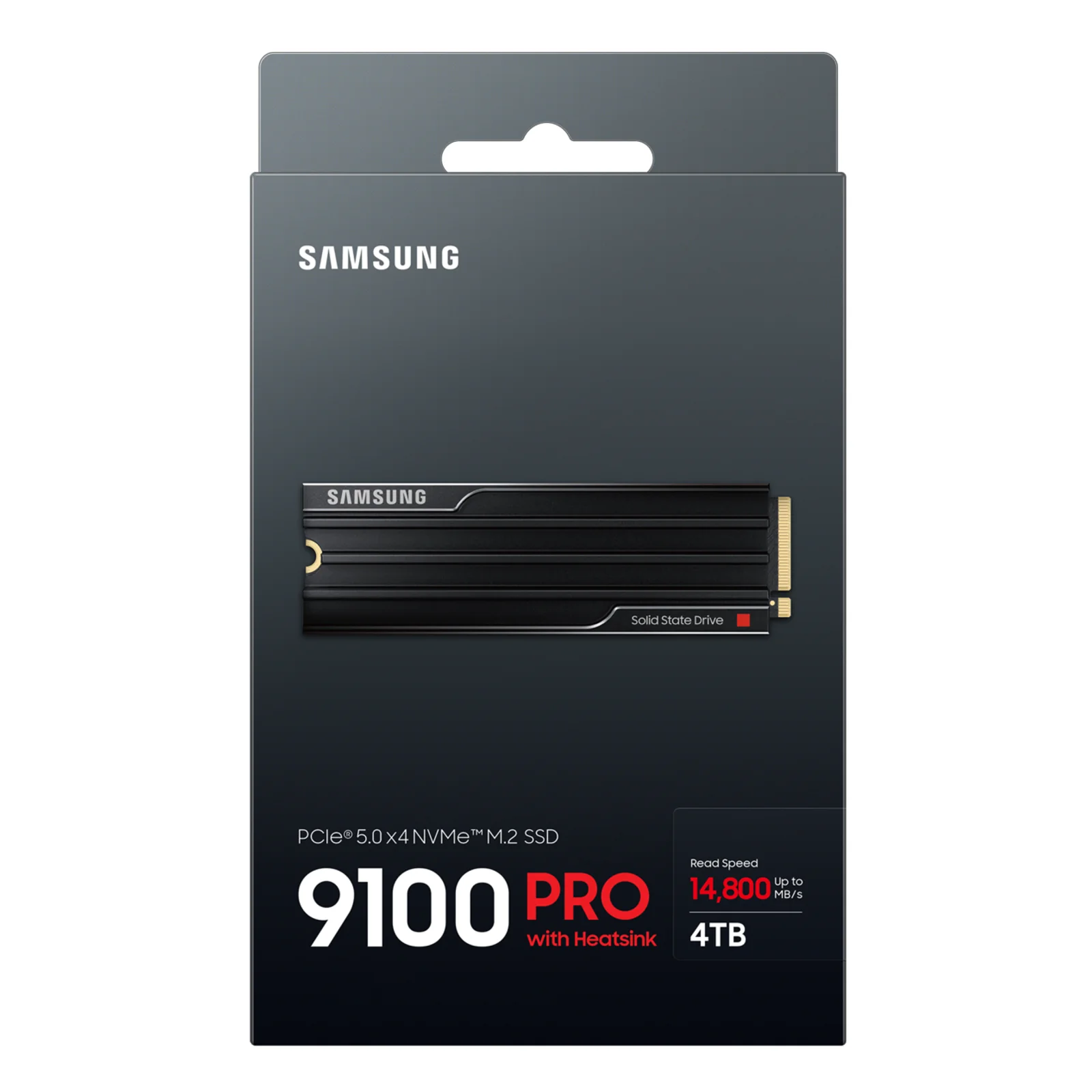 Samsung 9100 PRO Heatsink PCIe® 5.0 NVMe™ M.2 SSD - 4 TB