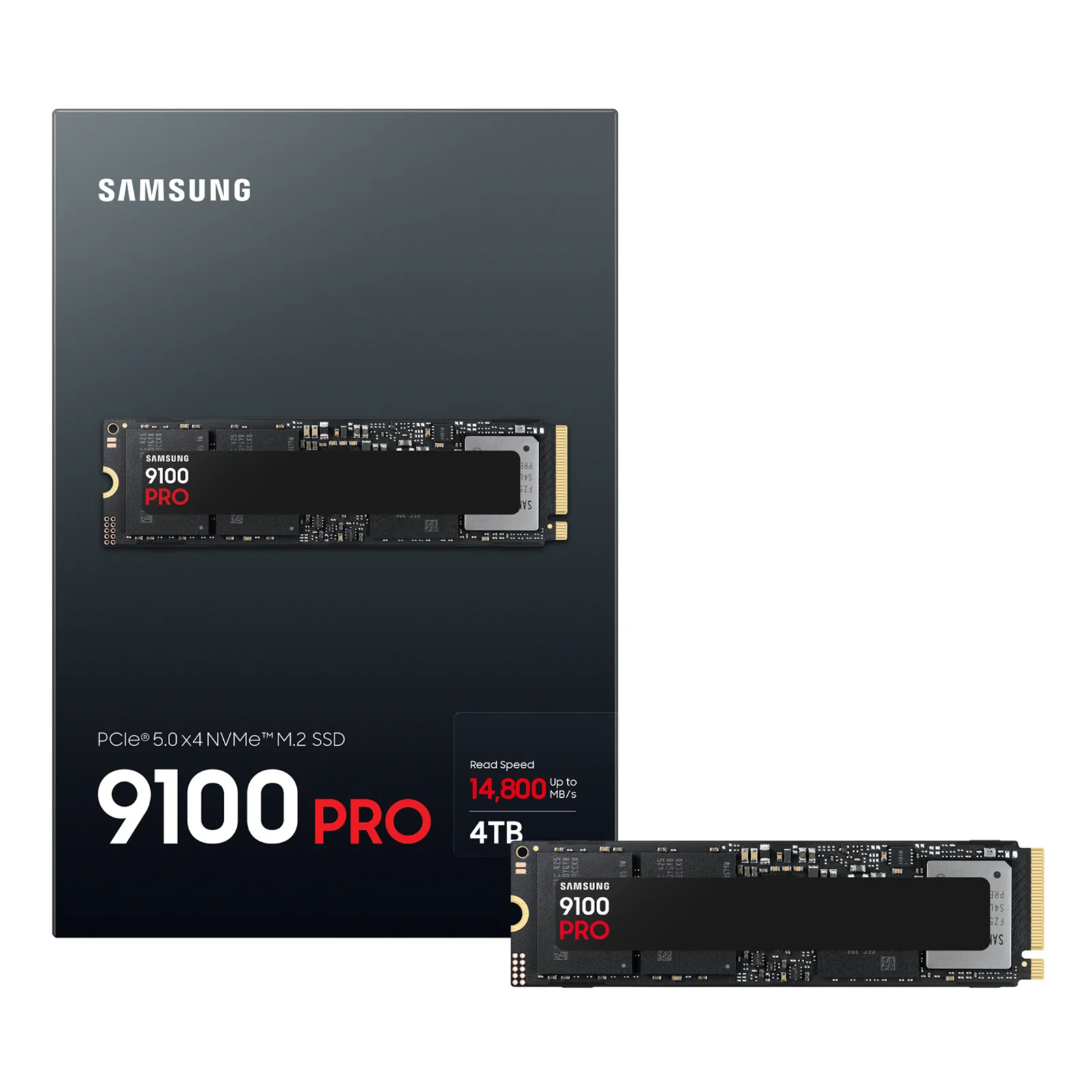 Samsung 9100 PRO PCIe® 5.0 NVMe™ M.2 SSD - 4 TB