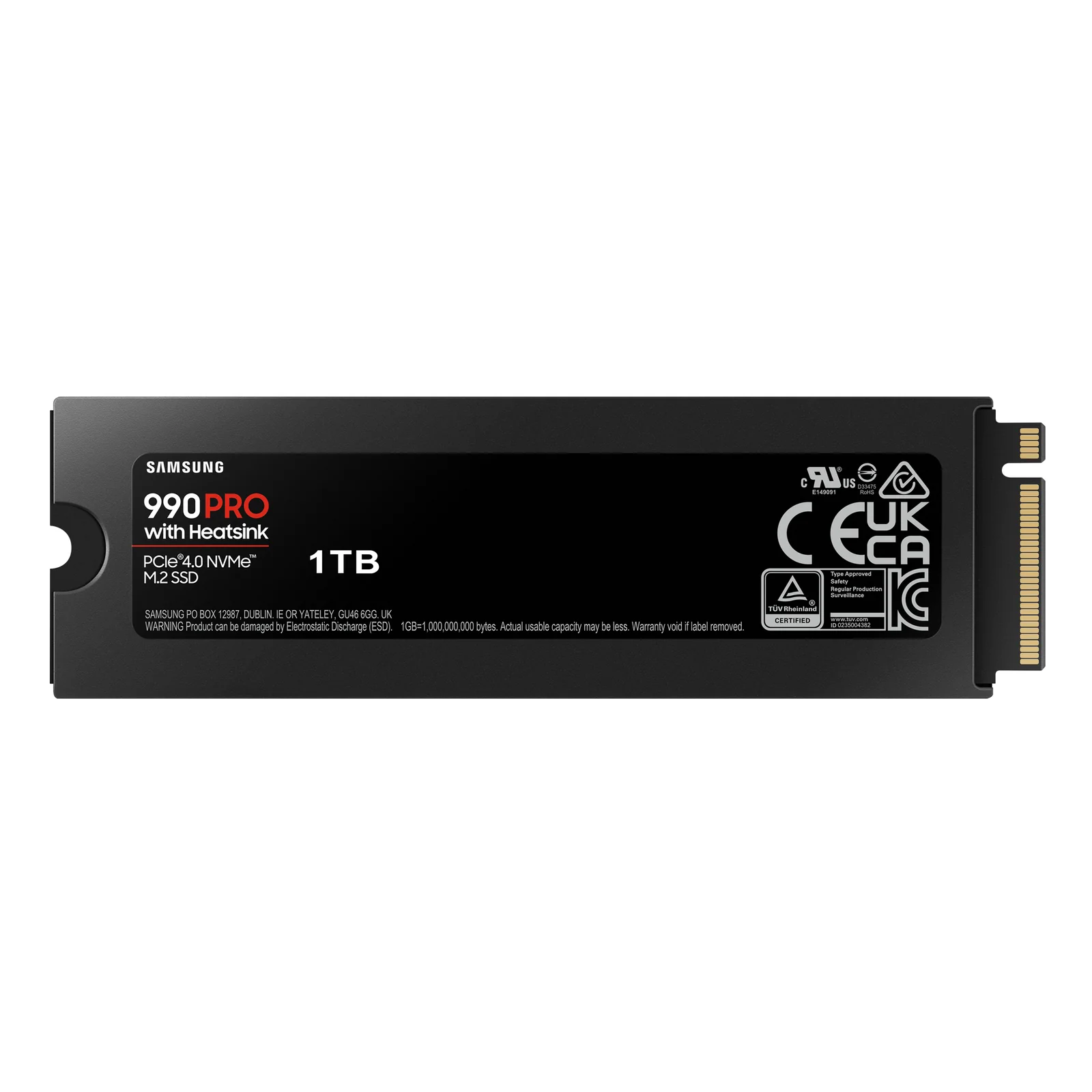 Samsung 990 PRO 1 To M.2 PCI Express 4.0 NVMe V-NAND MLC