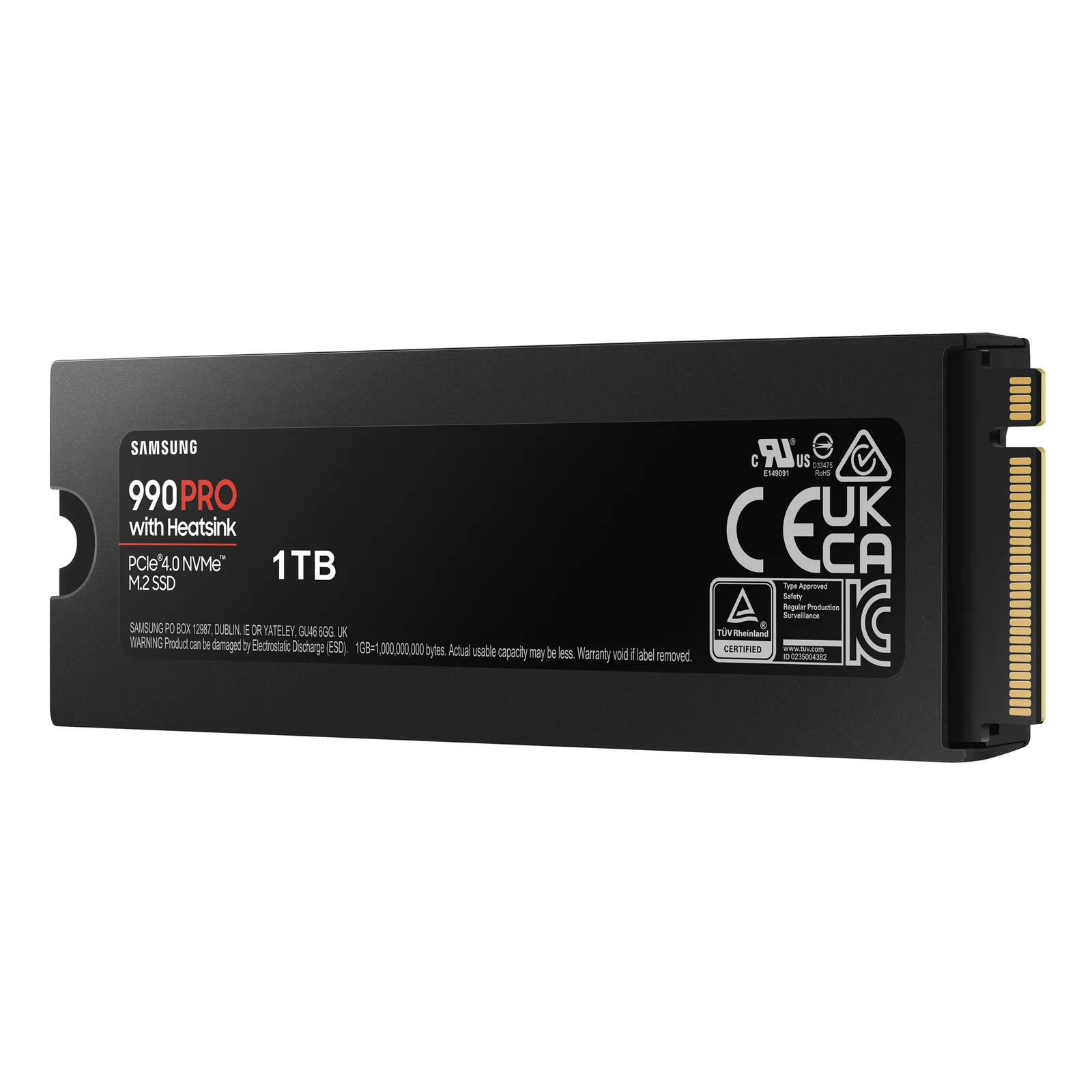 Samsung 990 PRO 1 To M.2 PCI Express 4.0 NVMe V-NAND MLC