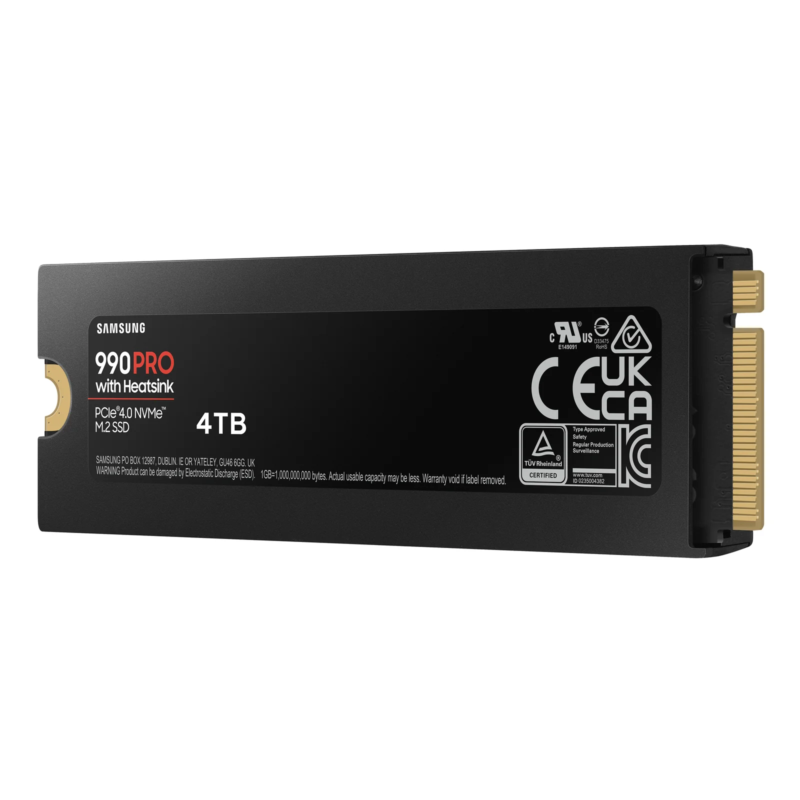 Samsung 990 Pro 4 To M.2 PCI Express 4.0 NVMe V-NAND TLC