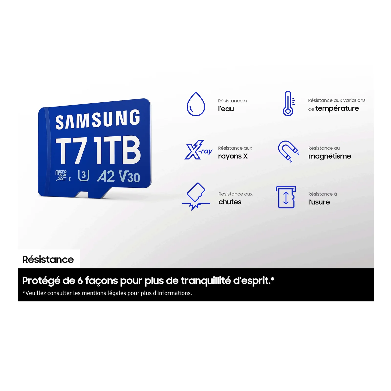 Samsung Carte microSD T7 512 Go