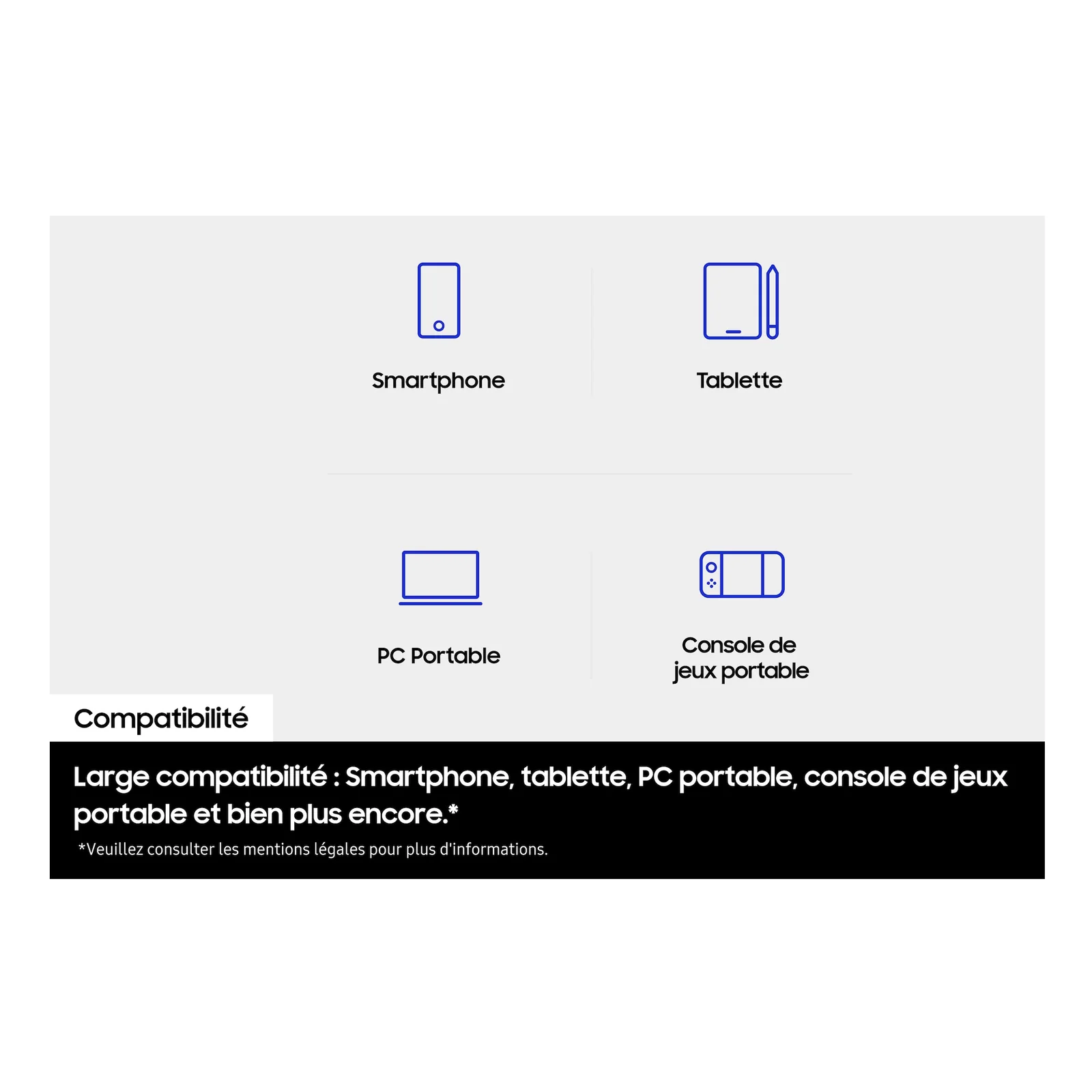 Samsung Carte microSD T7 512 Go