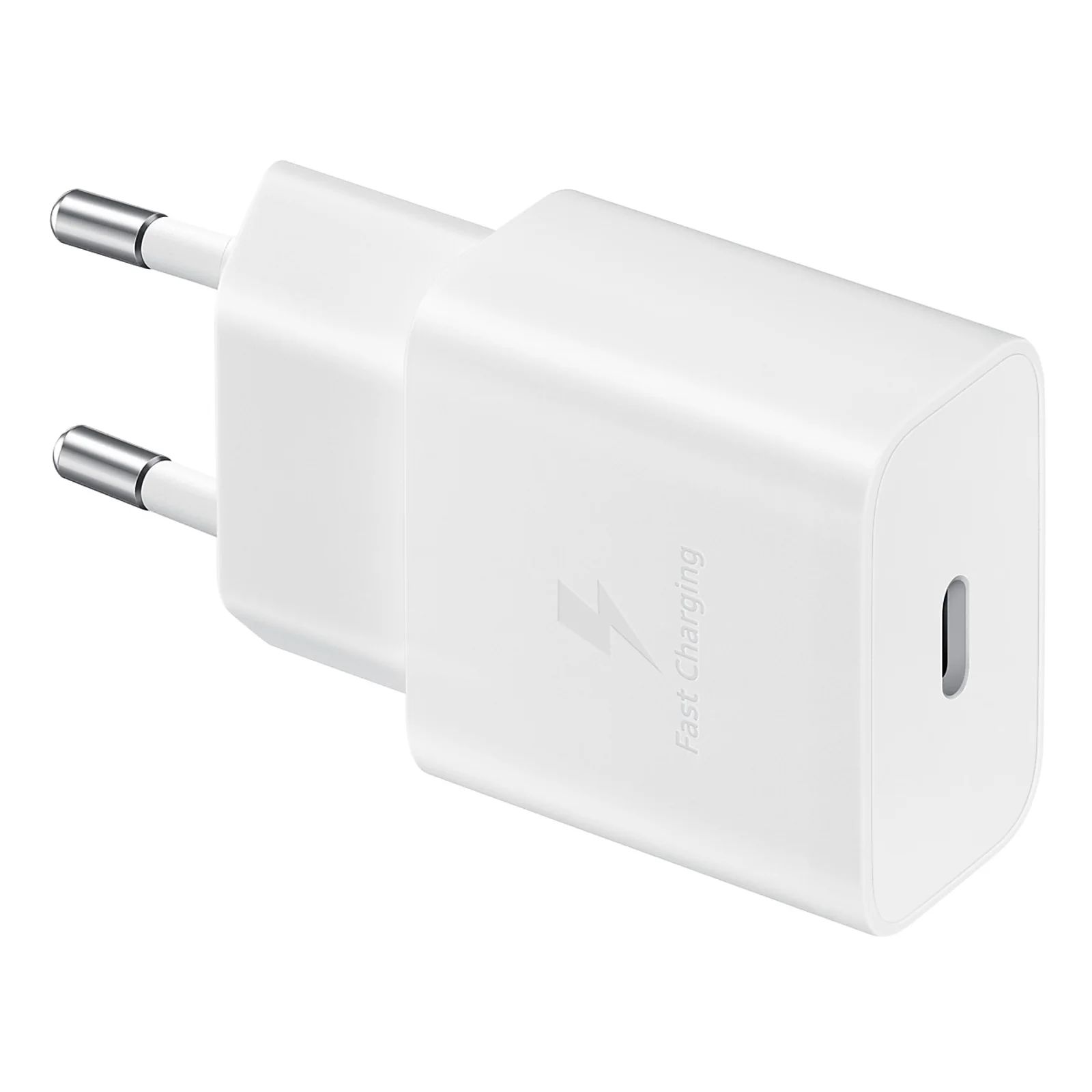 Chargeur Rapide 15 W USB-C Blanc avec câble