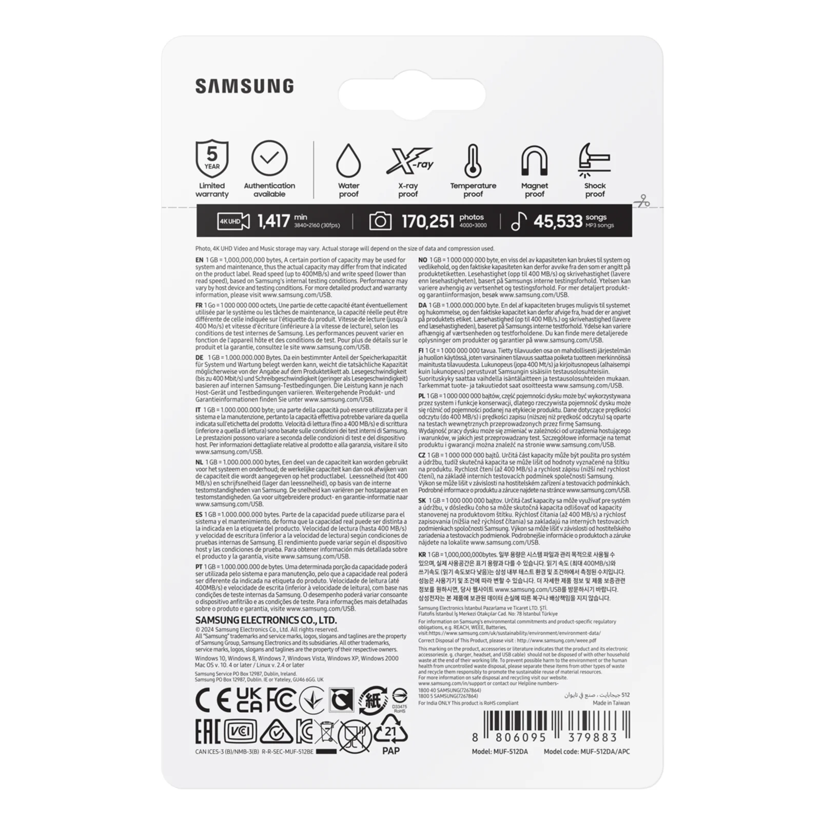 Samsung Clé USB Type-C™ 3.1 512 Go