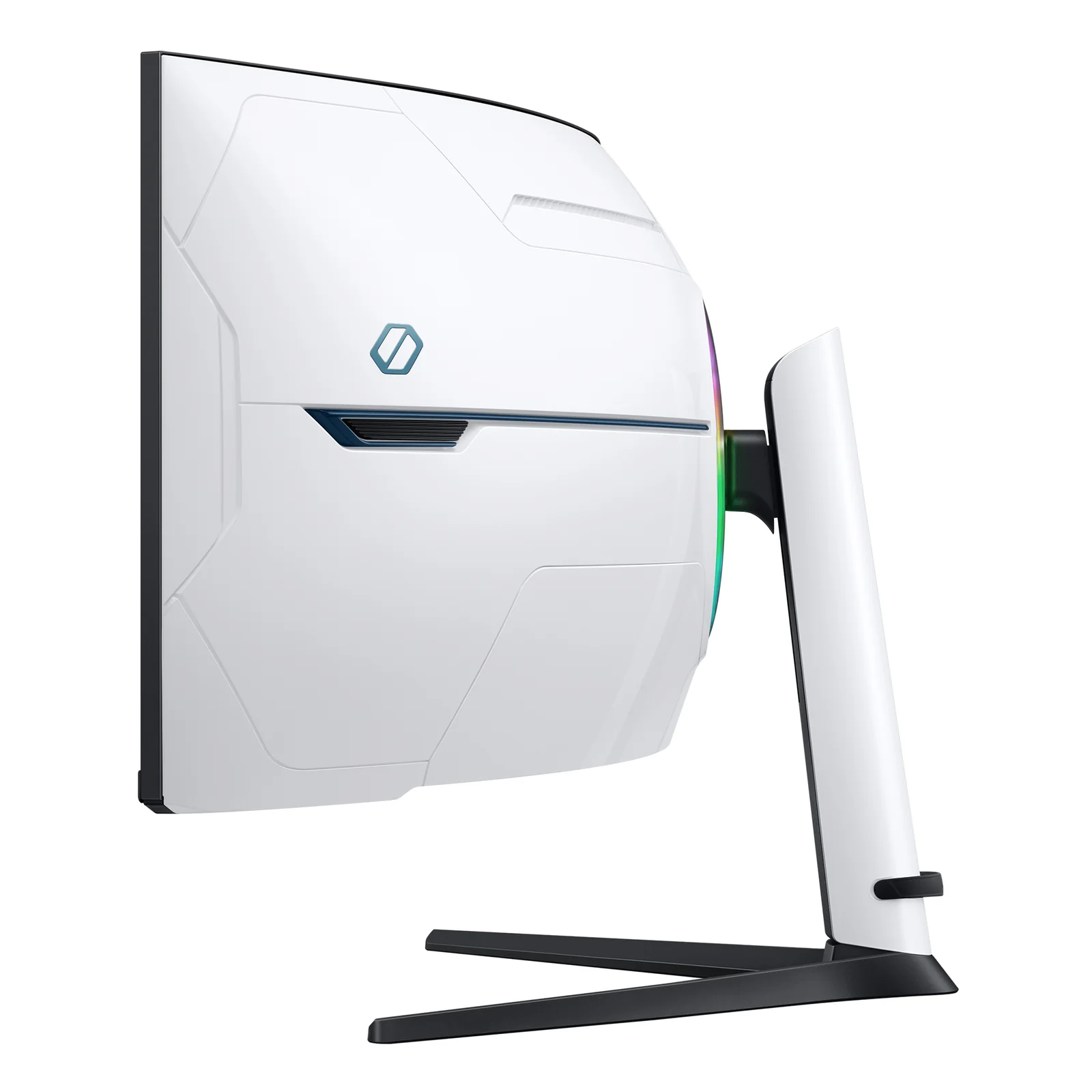 Samsung G95NC écran plat de PC 144,8 cm (57") 7680 x 2160 pixels Dual UHD LED Noir, Blanc