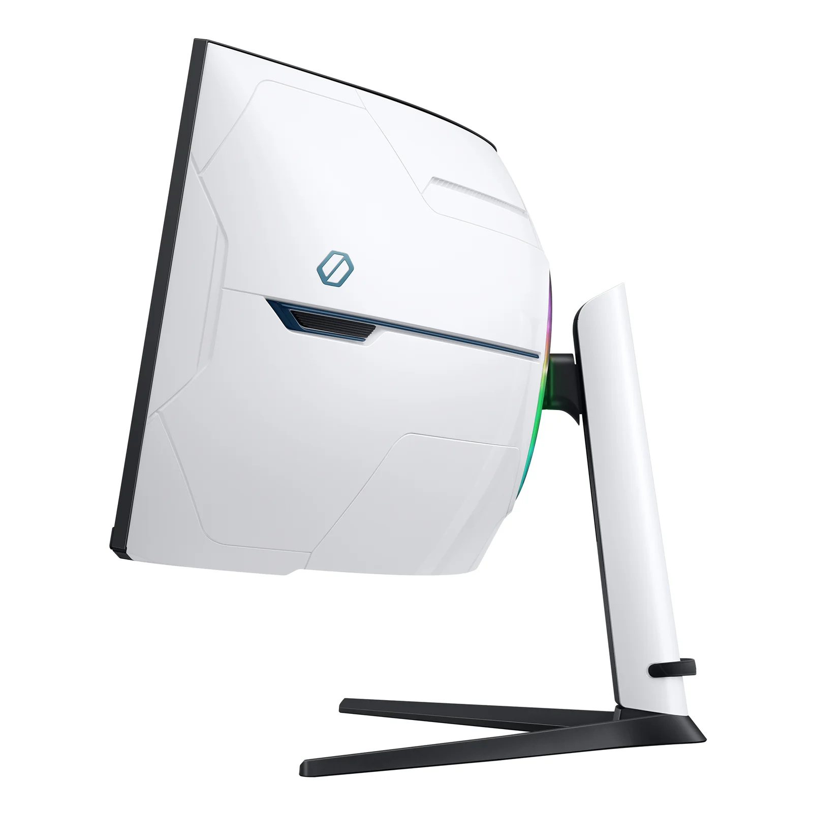 Samsung G95NC écran plat de PC 144,8 cm (57") 7680 x 2160 pixels Dual UHD LED Noir, Blanc