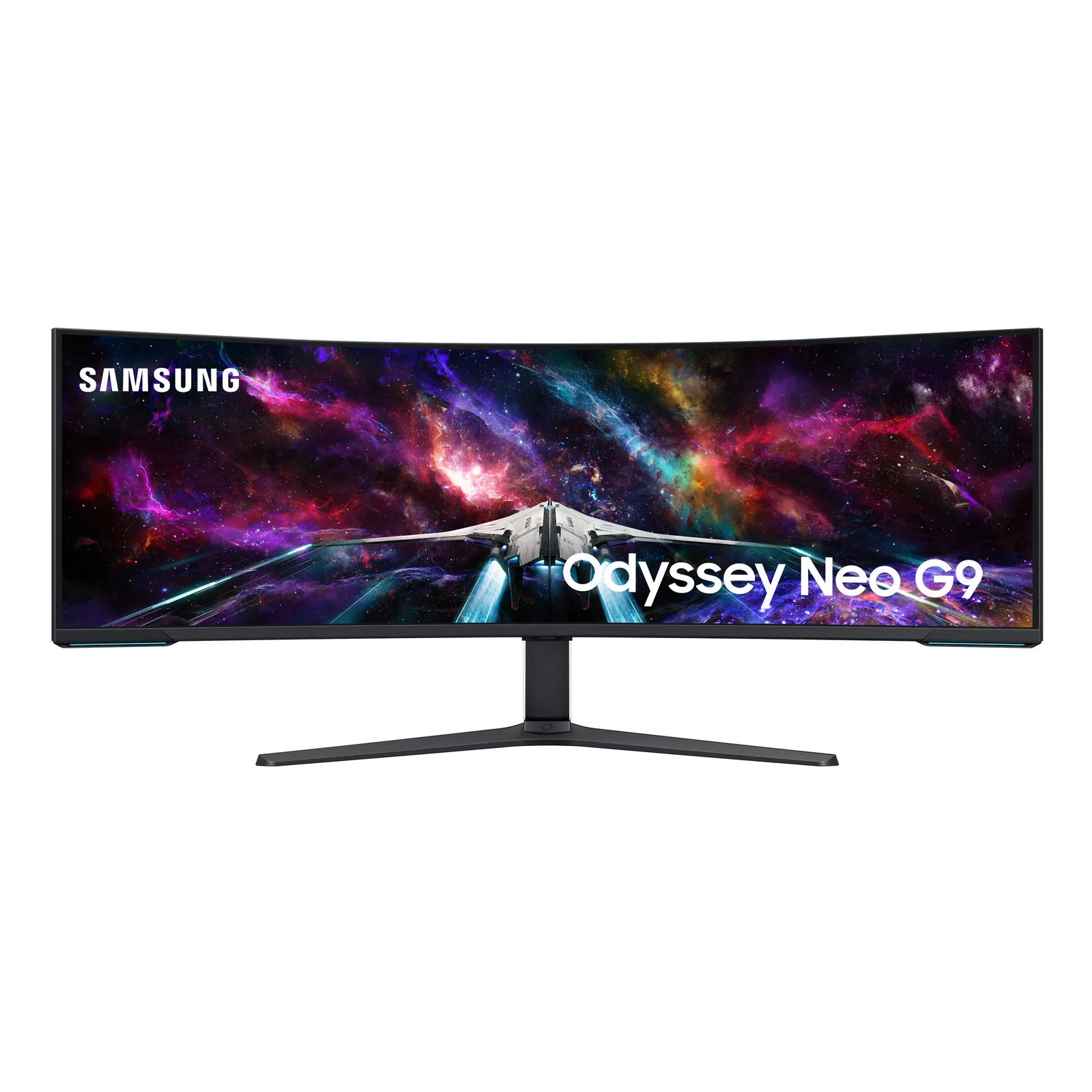 G95NC écran plat de PC 144,8 cm (57") 7680 x 2160 pixels Dual UHD LED Noir, Blanc