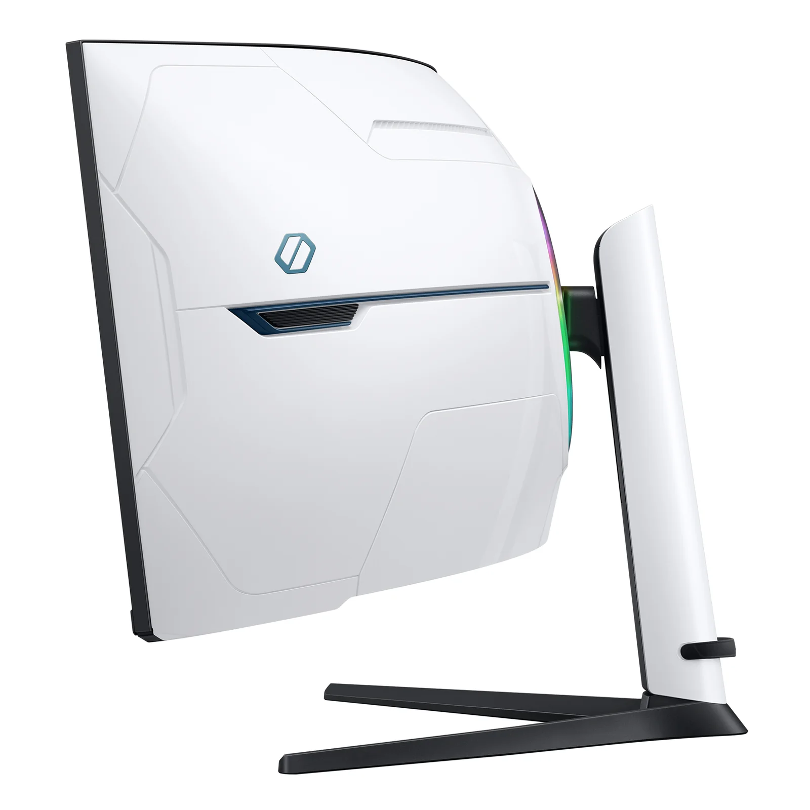 Samsung G95NC écran plat de PC 144,8 cm (57") 7680 x 2160 pixels Dual UHD LED Noir, Blanc