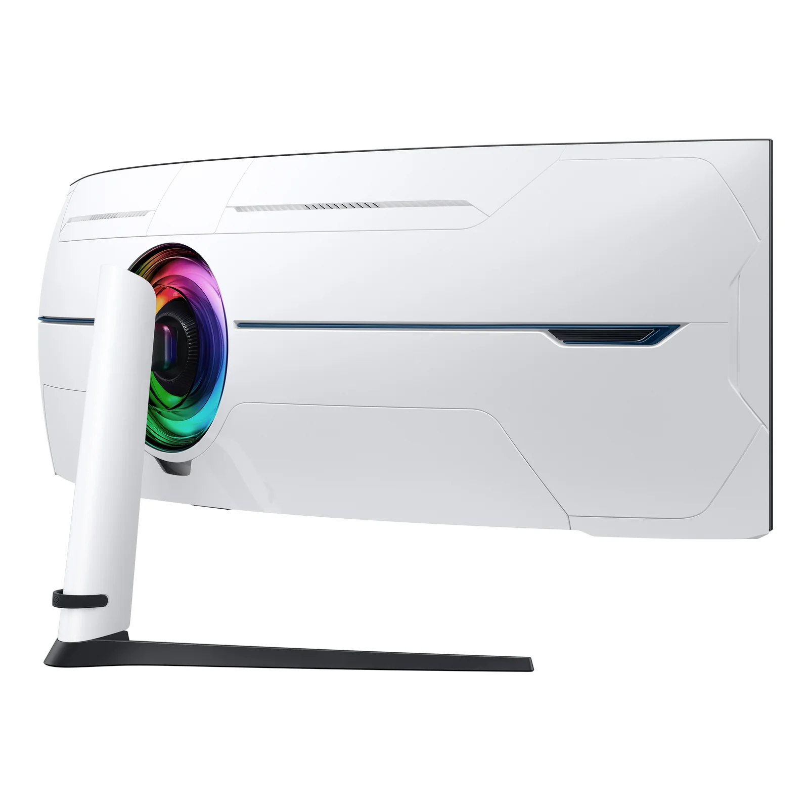 Samsung G95NC écran plat de PC 144,8 cm (57") 7680 x 2160 pixels Dual UHD LED Noir, Blanc