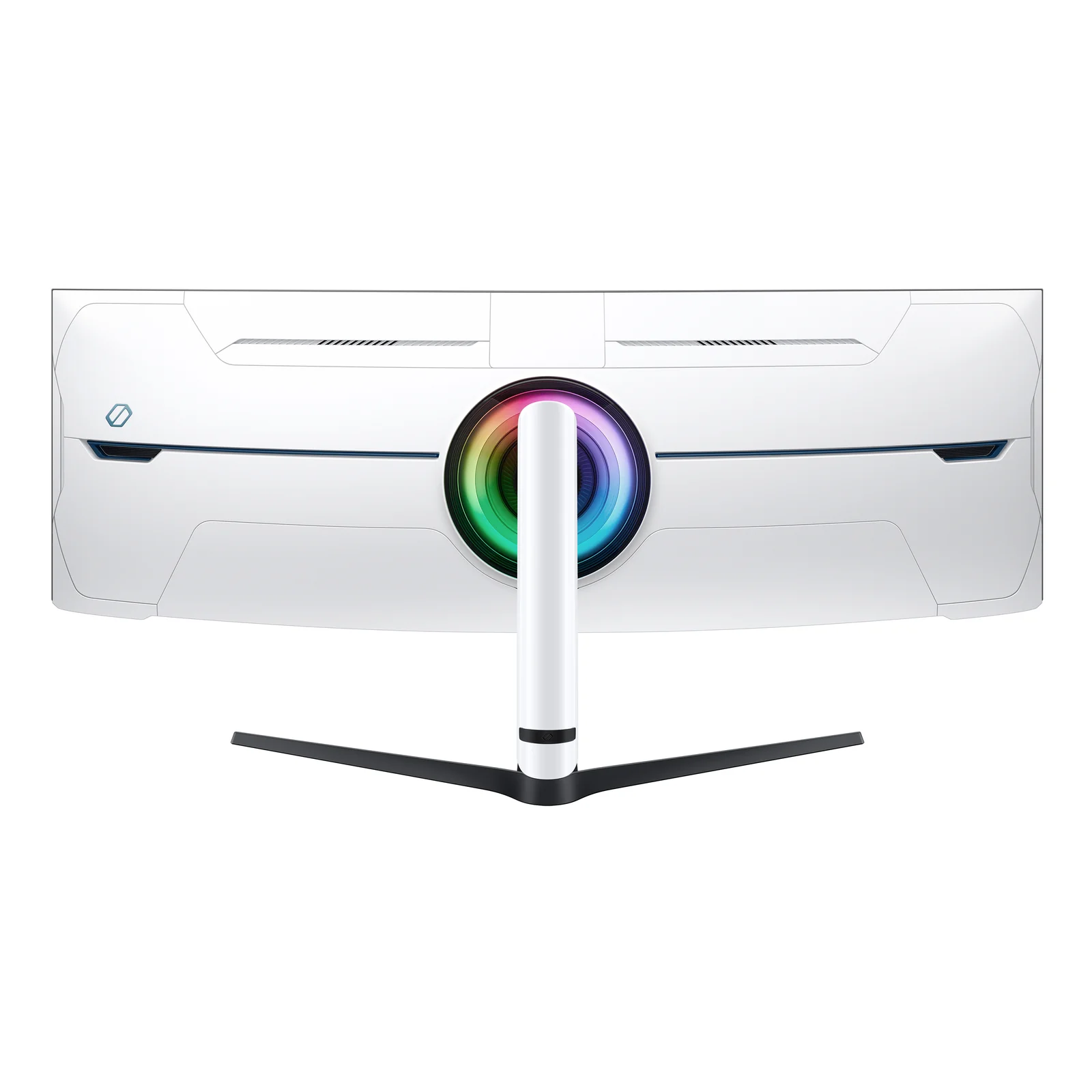 Samsung G95NC écran plat de PC 144,8 cm (57") 7680 x 2160 pixels Dual UHD LED Noir, Blanc