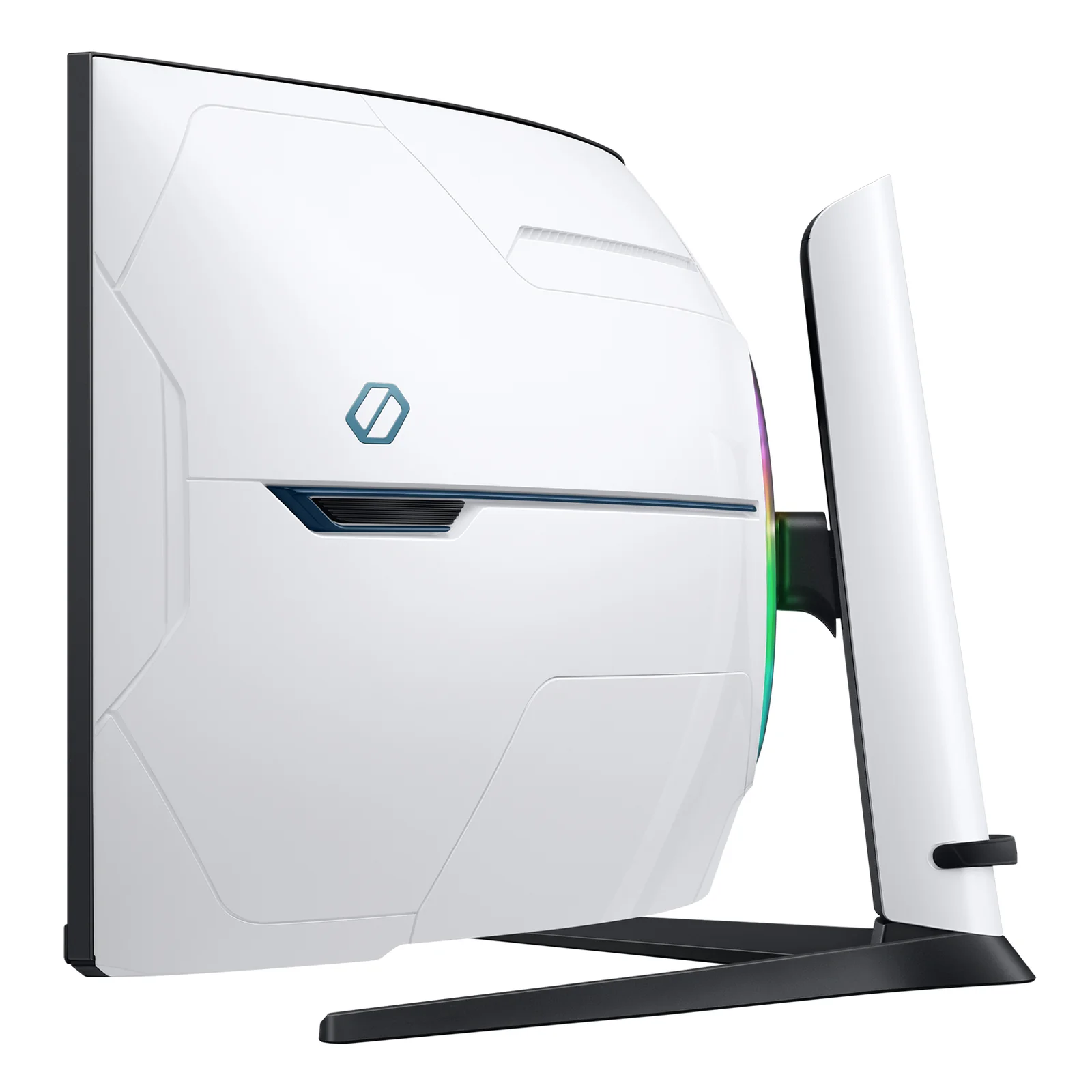 Samsung G95NC écran plat de PC 144,8 cm (57") 7680 x 2160 pixels Dual UHD LED Noir, Blanc