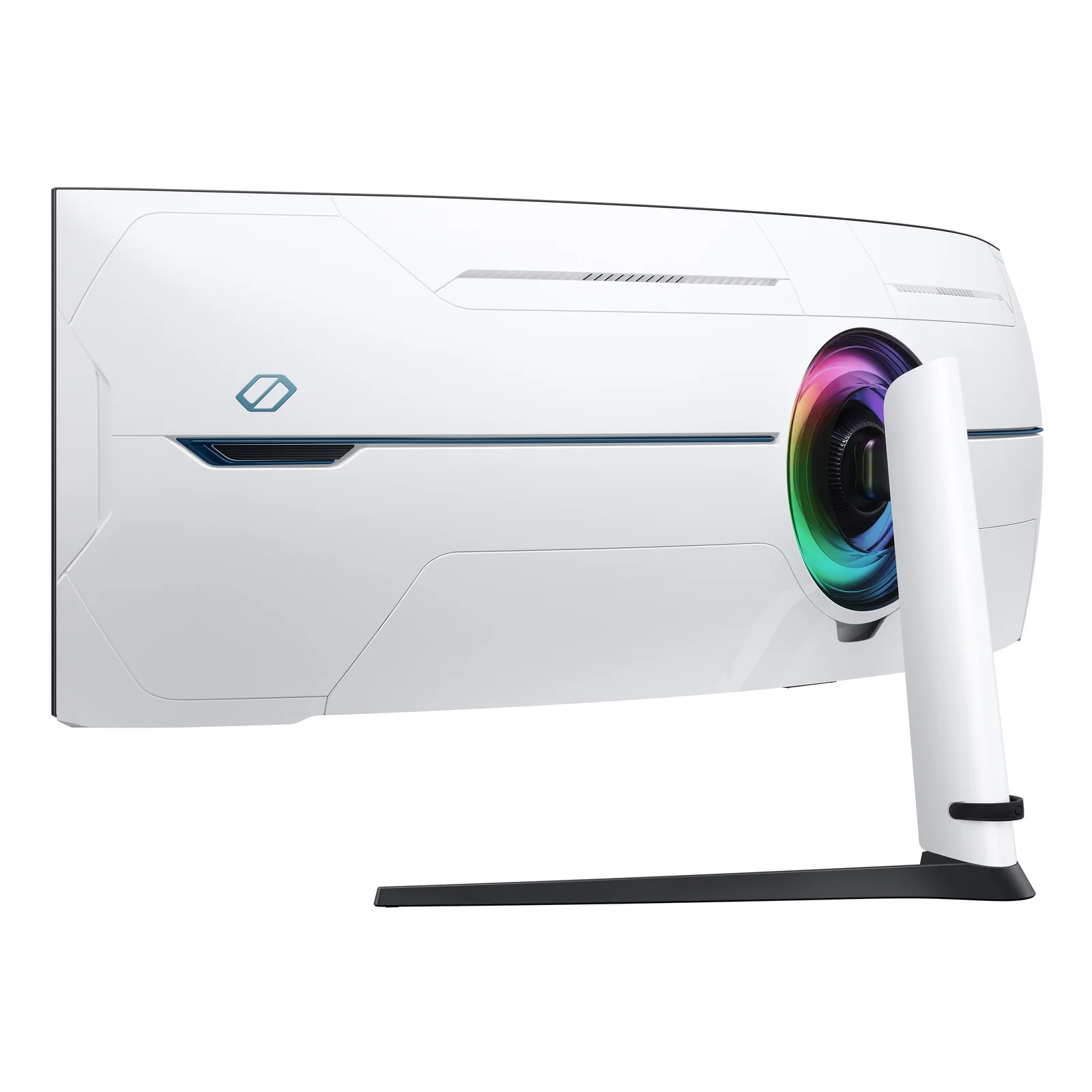 Samsung G95NC écran plat de PC 144,8 cm (57") 7680 x 2160 pixels Dual UHD LED Noir, Blanc