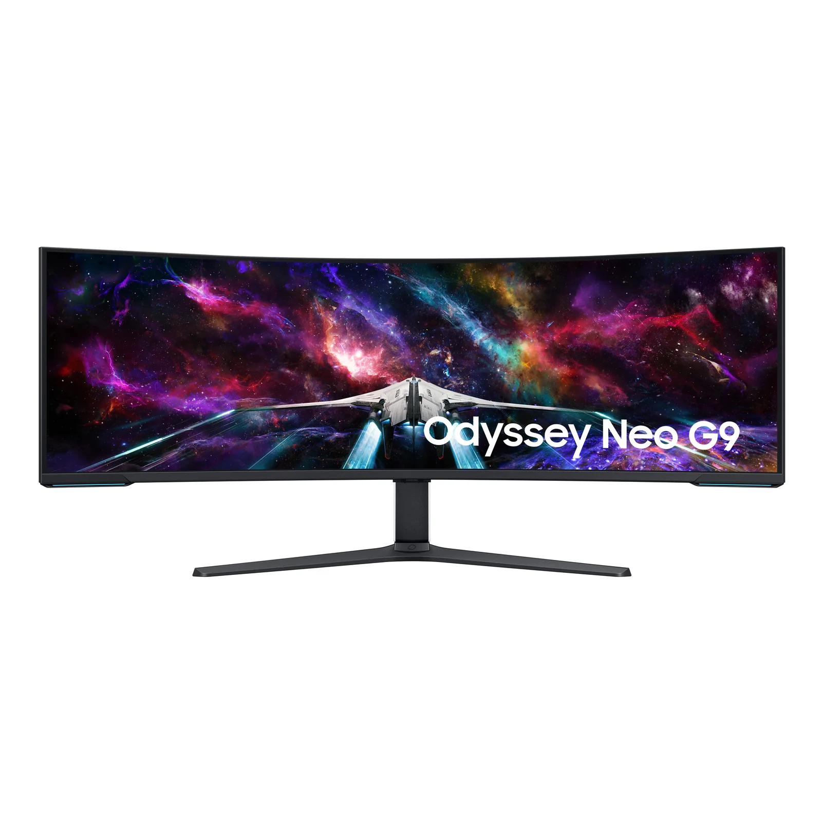 Samsung G95NC écran plat de PC 144,8 cm (57") 7680 x 2160 pixels Dual UHD LED Noir, Blanc