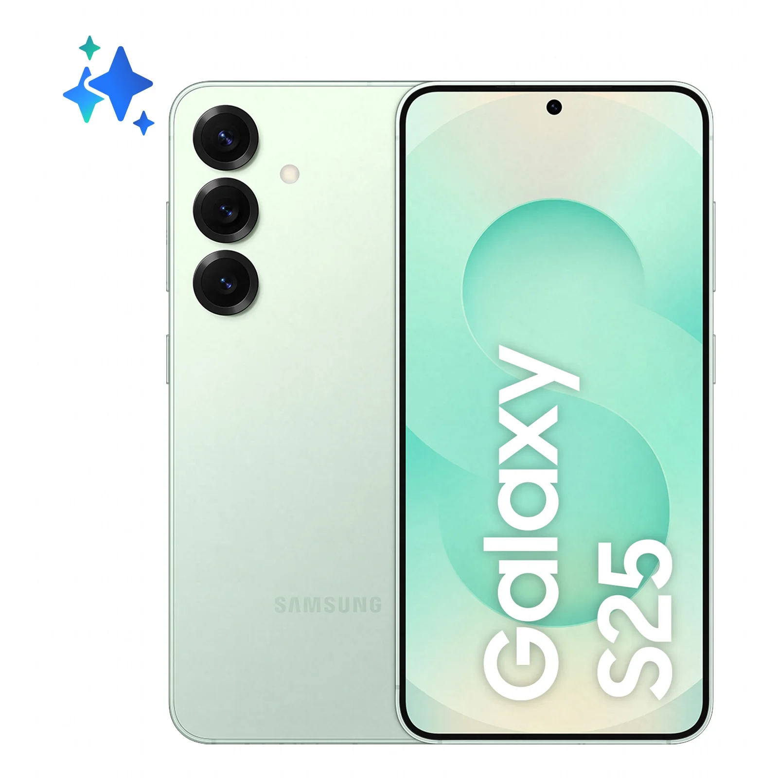 Galaxy S25 15,8 cm (6.2") Double SIM Android 15 5G USB Type-C 12 Go 128 Go 4000 mAh Couleur menthe