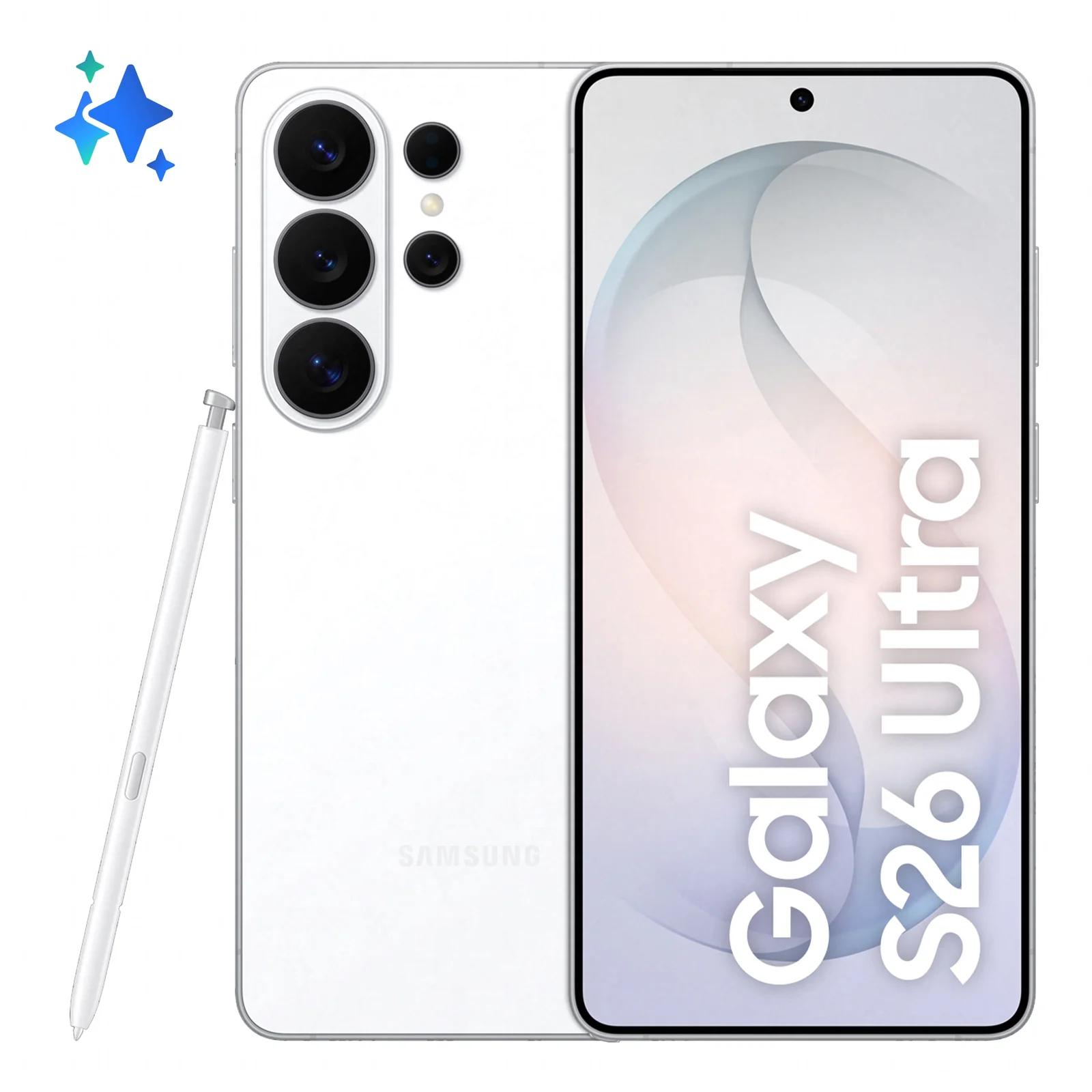 Samsung Galaxy S26 Ultra 17,5 cm (6.9") Double SIM Android 16.0 5G USB Type-C 16 Go 1 To 5000 mAh Blanc