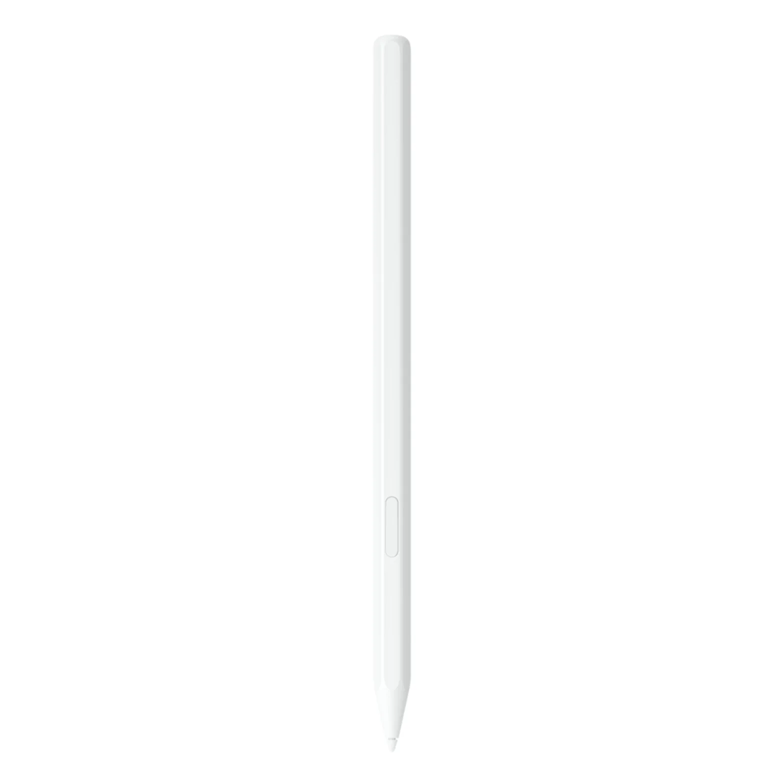 Stylet S Pen blanc inclus avec bouton de commande latéral, vue en pied sur fond blanc
