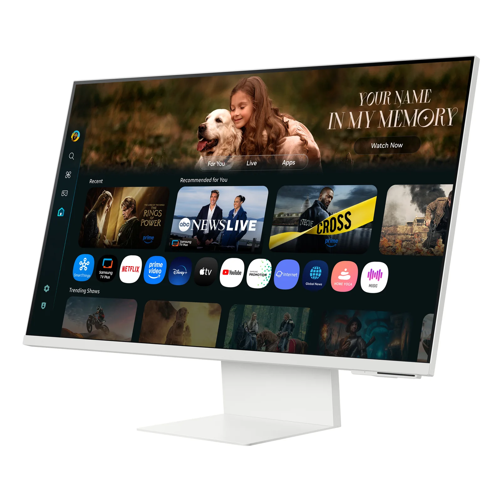 Samsung M8 M80F écran plat de PC 81,3 cm (32") 3840 x 2160 pixels 4K Ultra HD LCD Blanc