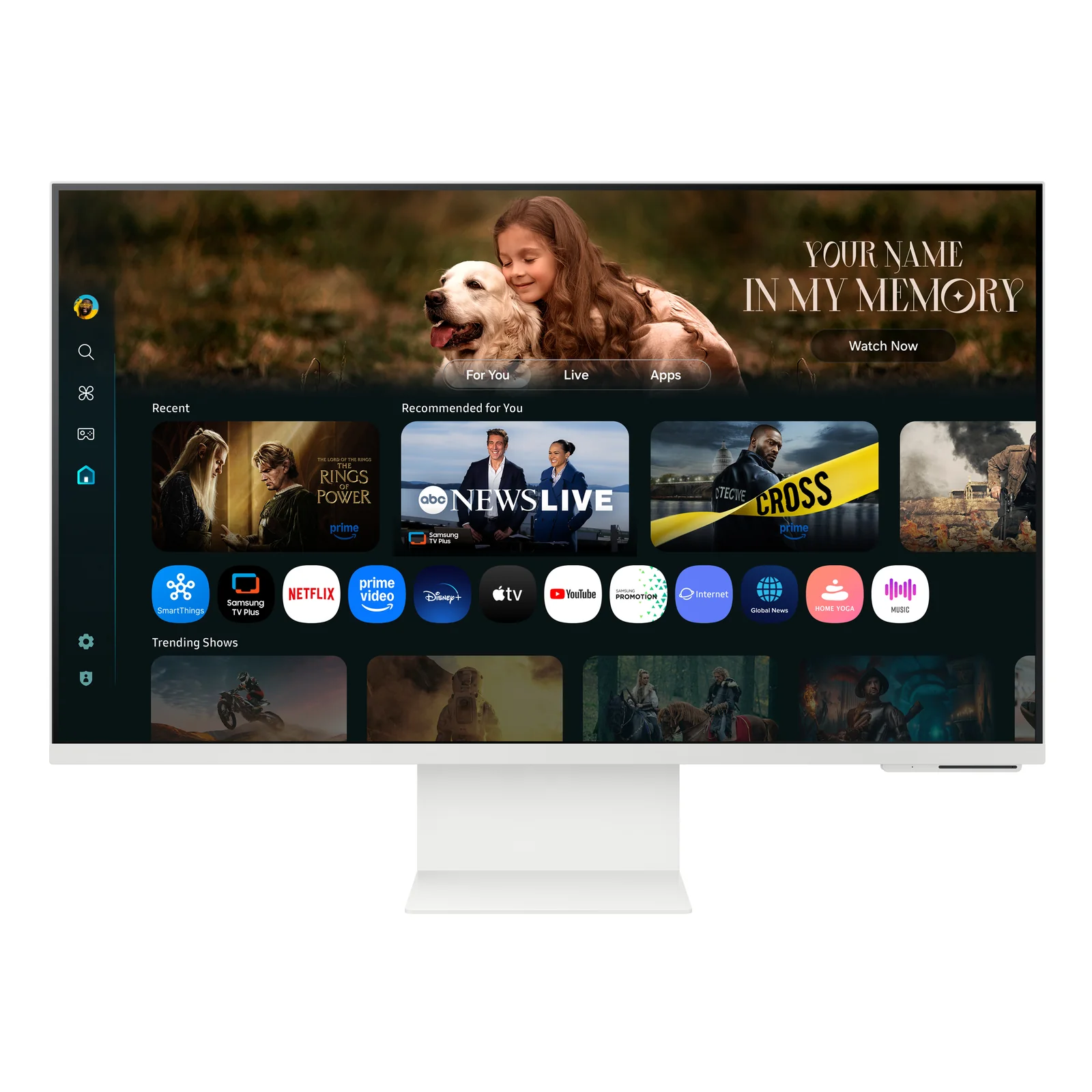 Samsung M8 M80F écran plat de PC 81,3 cm (32") 3840 x 2160 pixels 4K Ultra HD LCD Blanc