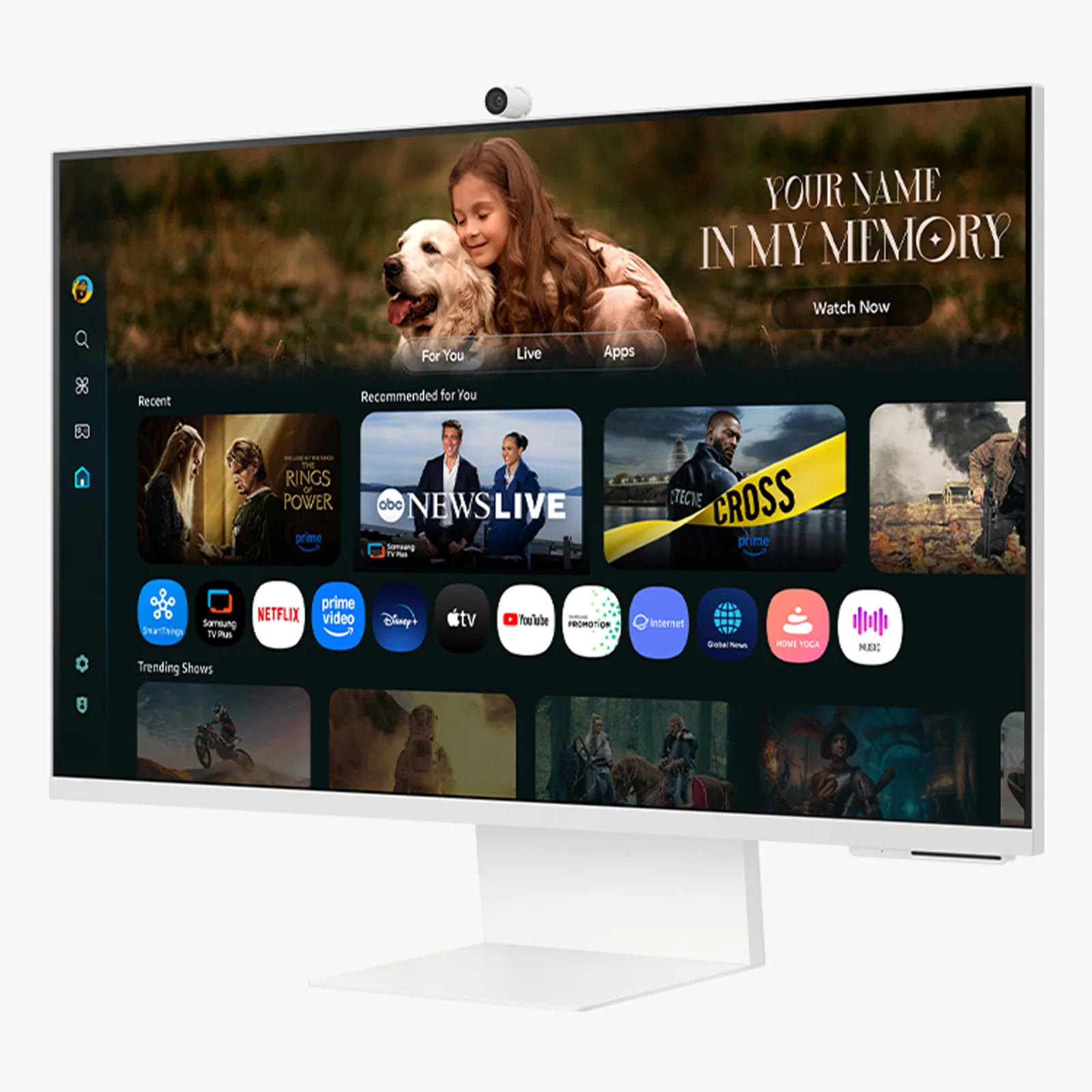 Samsung M8 M80F écran plat de PC 81,3 cm (32") 3840 x 2160 pixels 4K Ultra HD LCD Blanc