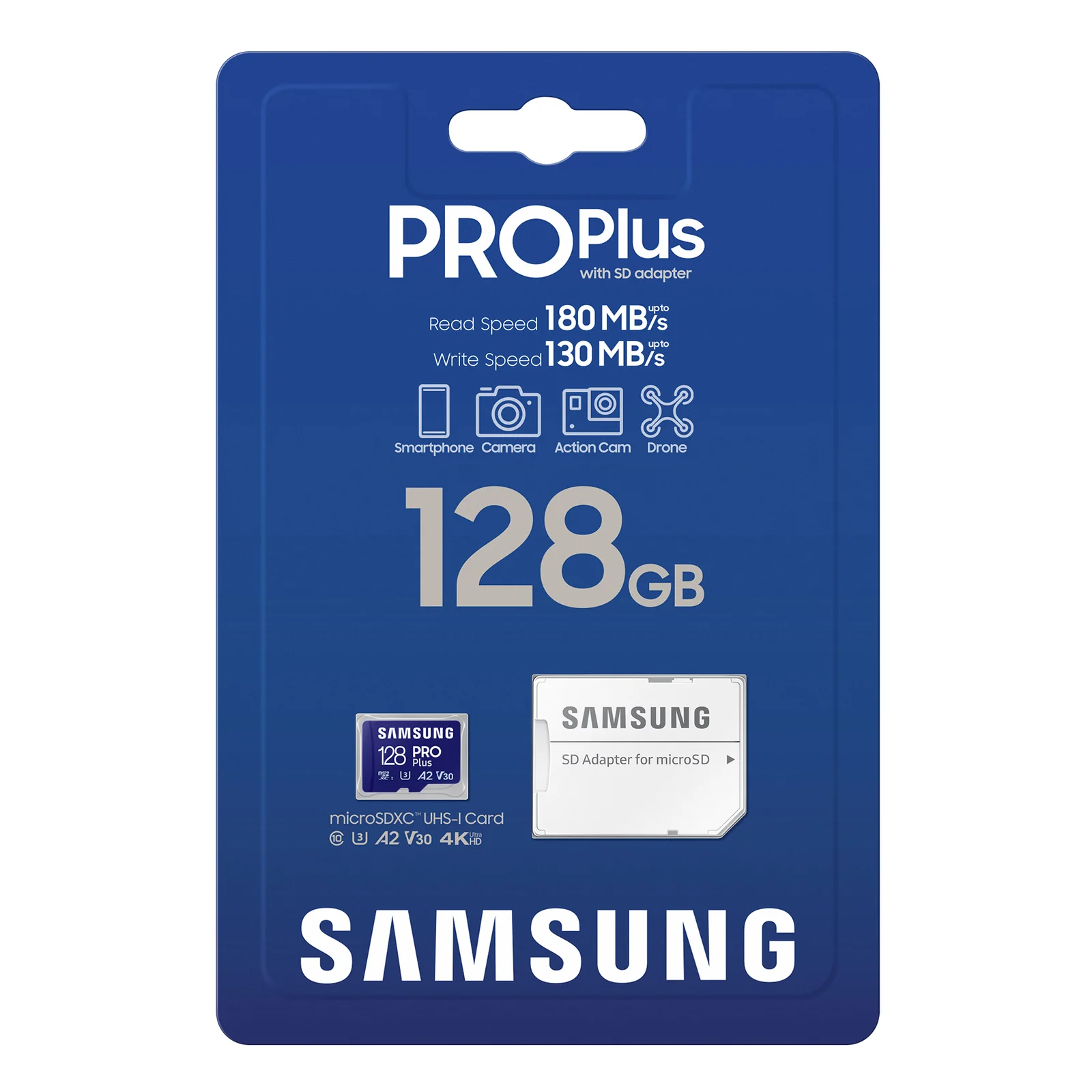 Samsung MB-MD128SA/EU mémoire flash 128 Go MicroSDXC UHS-I Classe 10