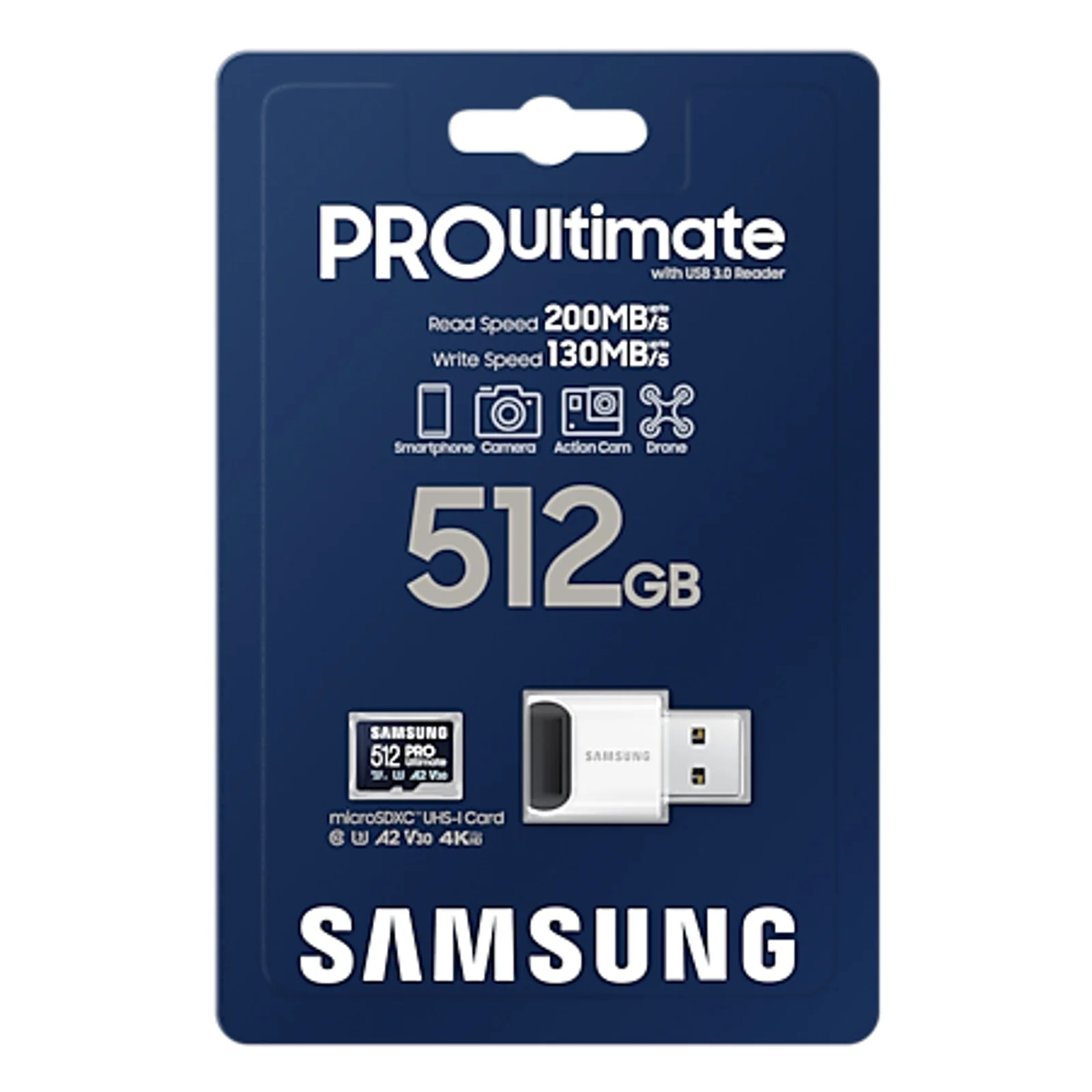 Samsung MB-MY512SB/WW mémoire flash 512 Go MicroSDXC UHS-I