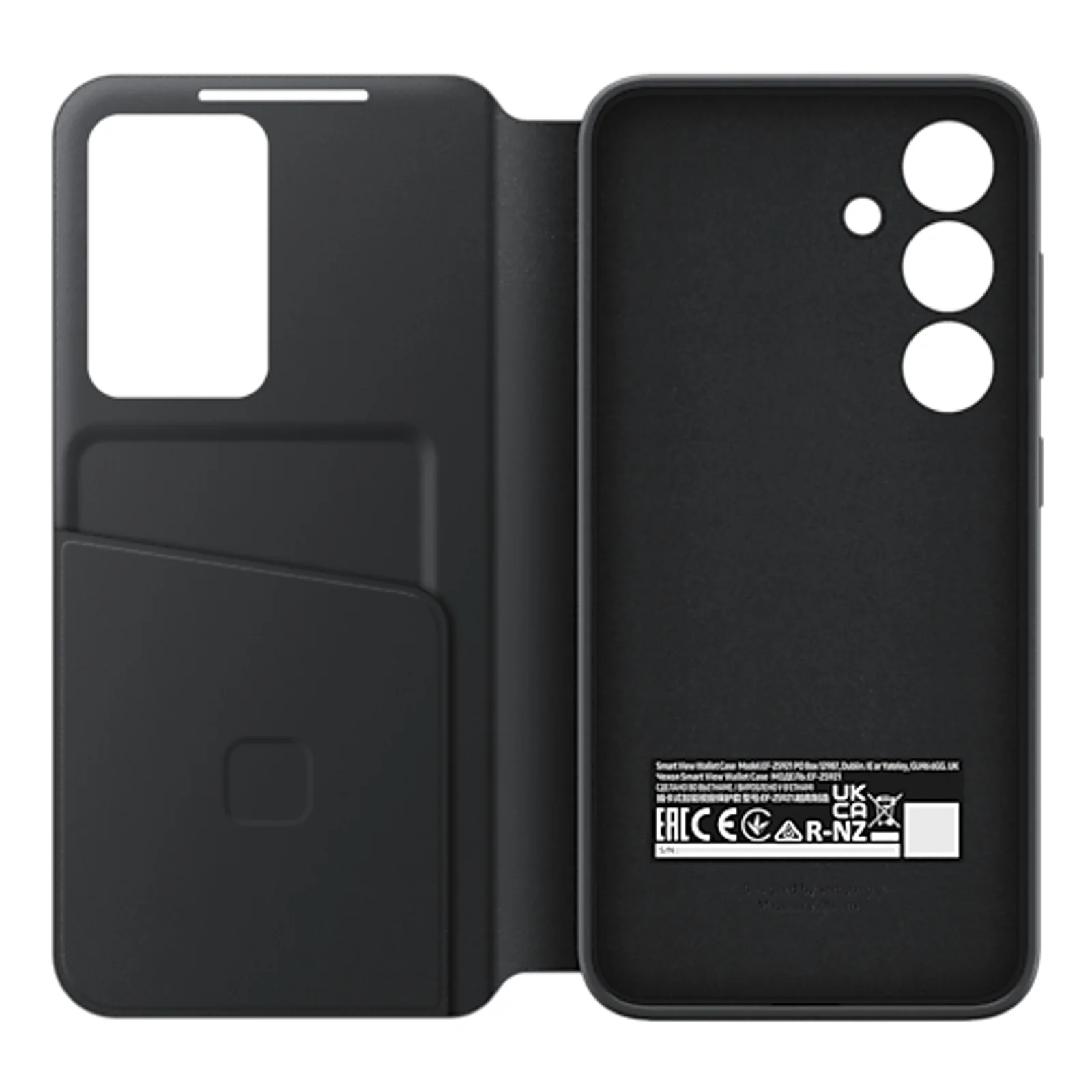 Samsung Smart View Case coque de protection pour téléphones portables 15,8 cm (6.2") Étui avec portefeuille Noir