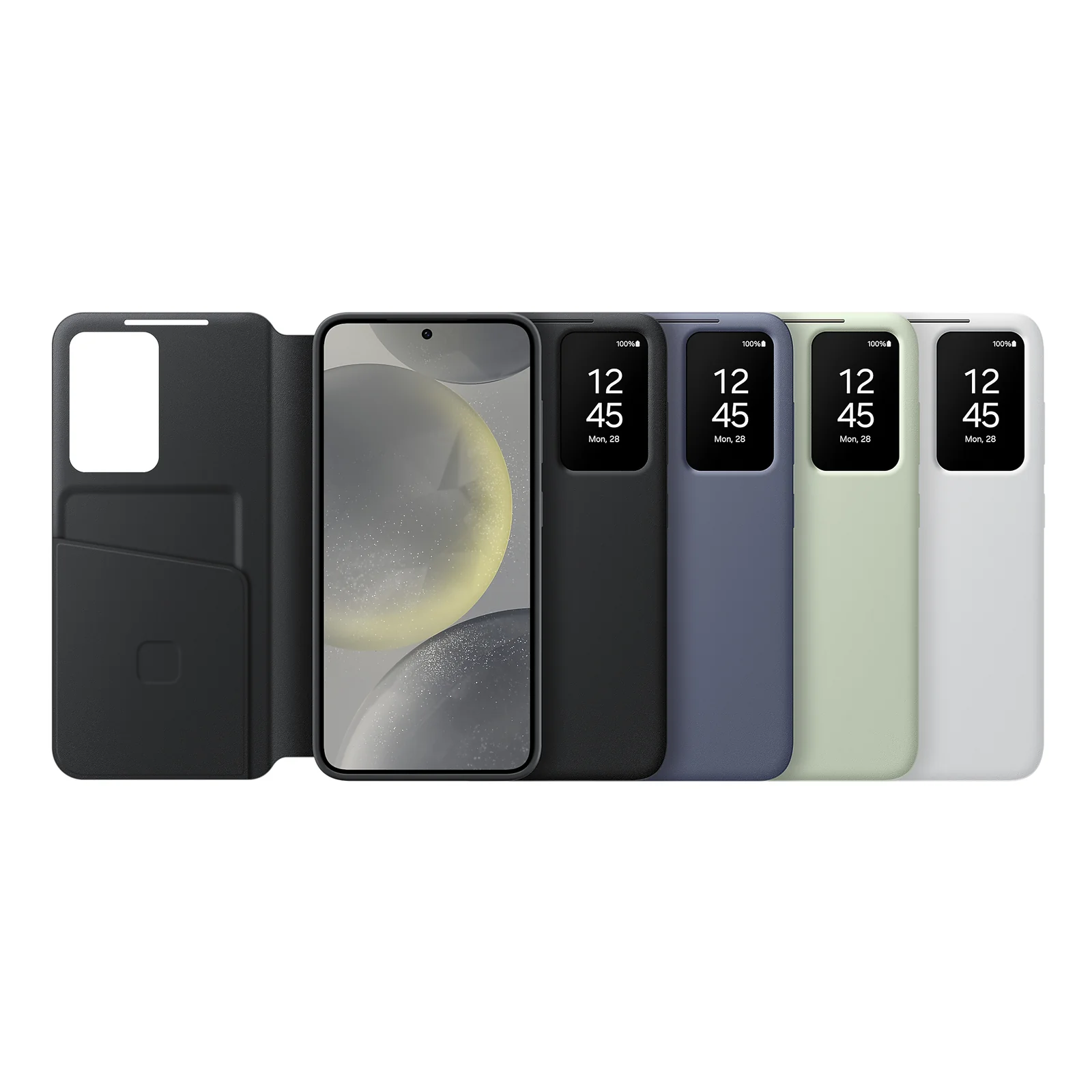 Samsung Smart View Case coque de protection pour téléphones portables 15,8 cm (6.2") Étui avec portefeuille Noir